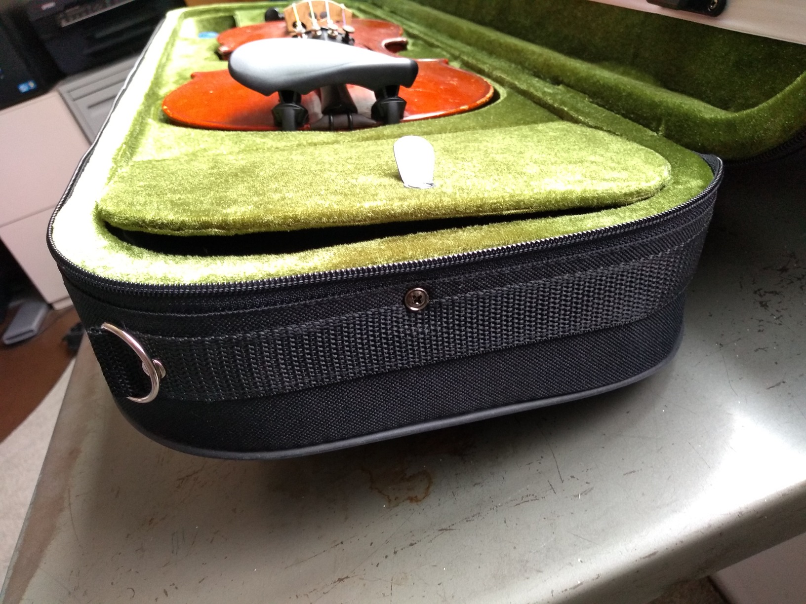 SKY 4/4 Full Size Professional Oblong Shape Lightweight Violin Hard Case with Hygrometer customer photo 1