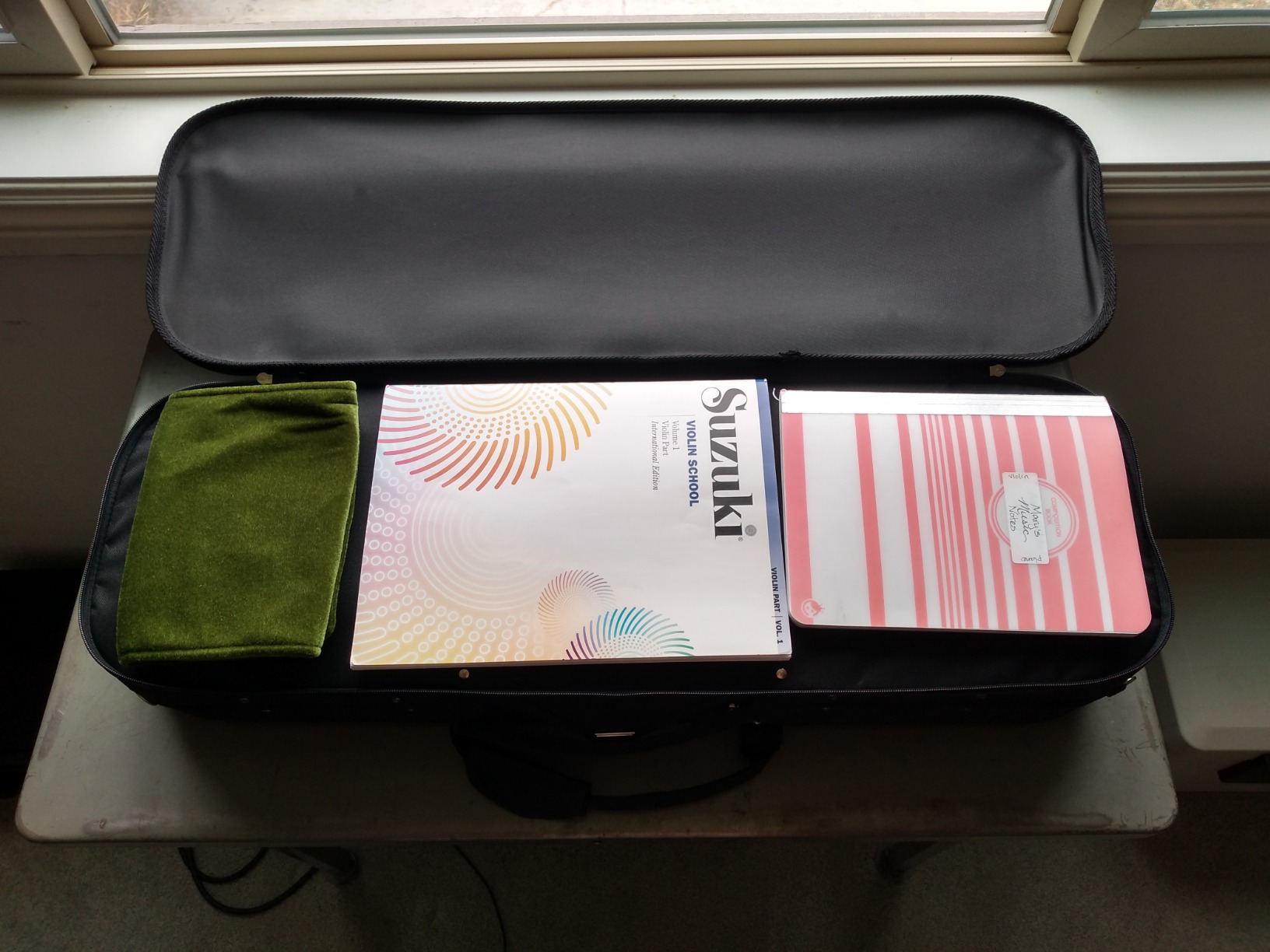 SKY 4/4 Full Size Professional Oblong Shape Lightweight Violin Hard Case with Hygrometer customer photo 2