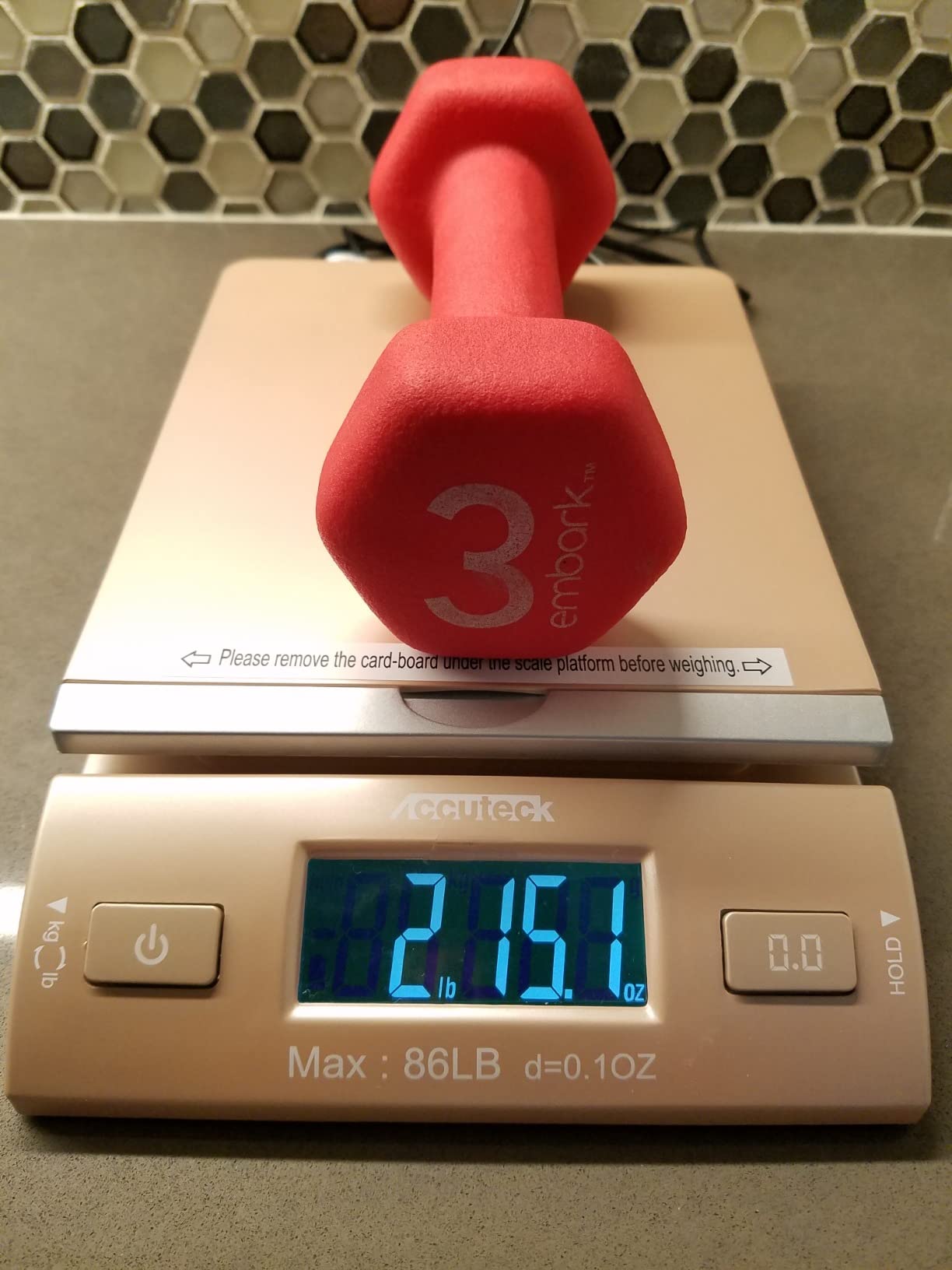 Accuteck Gold 86Lbs Digital Shipping Postal Scale with Batteries and AC Adapter customer photo 1