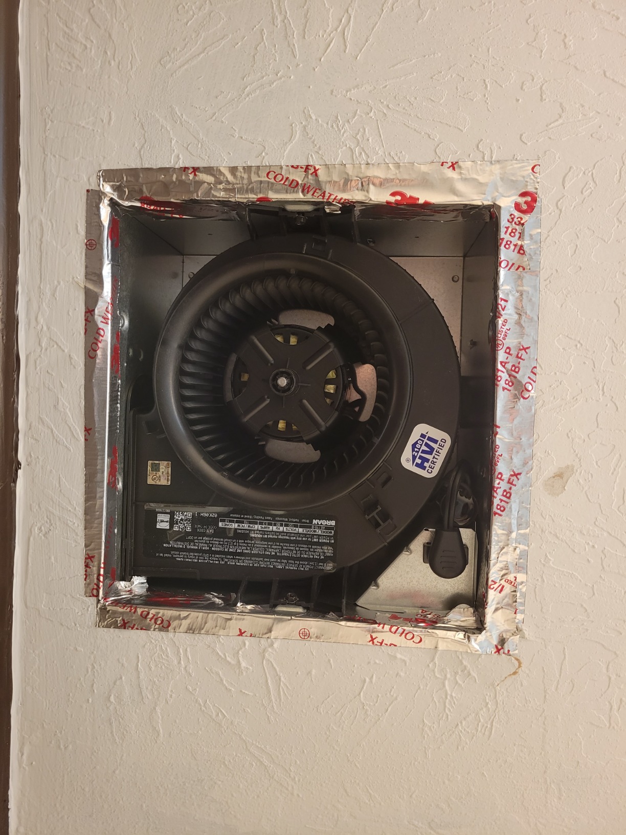 Broan-NuTone Bathroom Exhaust Fan, Easy Install, Powerful 110 CFM, Quiet 1.0 Sones, Energy Star customer photo 1