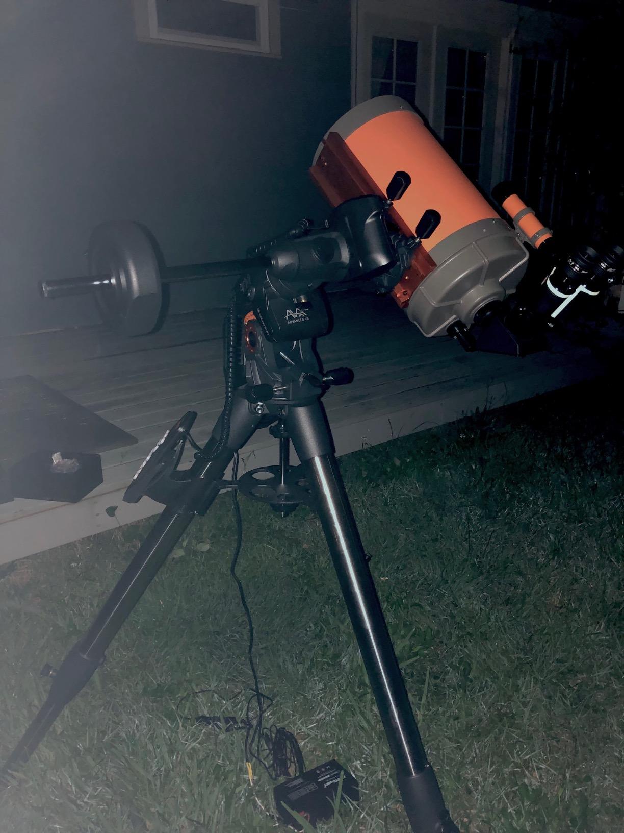 Celestron Advanced VX Mount with Dual Saddle Plate & Polar Axis Finder customer photo 1