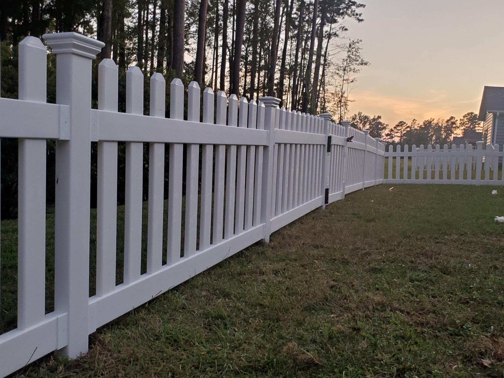 3ft H x 6ft W (1 Panel + 1 Post) No Dig WamBam Newport Fence Kit, White Vinyl Picket Fences, Easy Install Outdoor Fencing for Backyard or Patio, DIY Decorative Border, ZP19002 customer photo 1