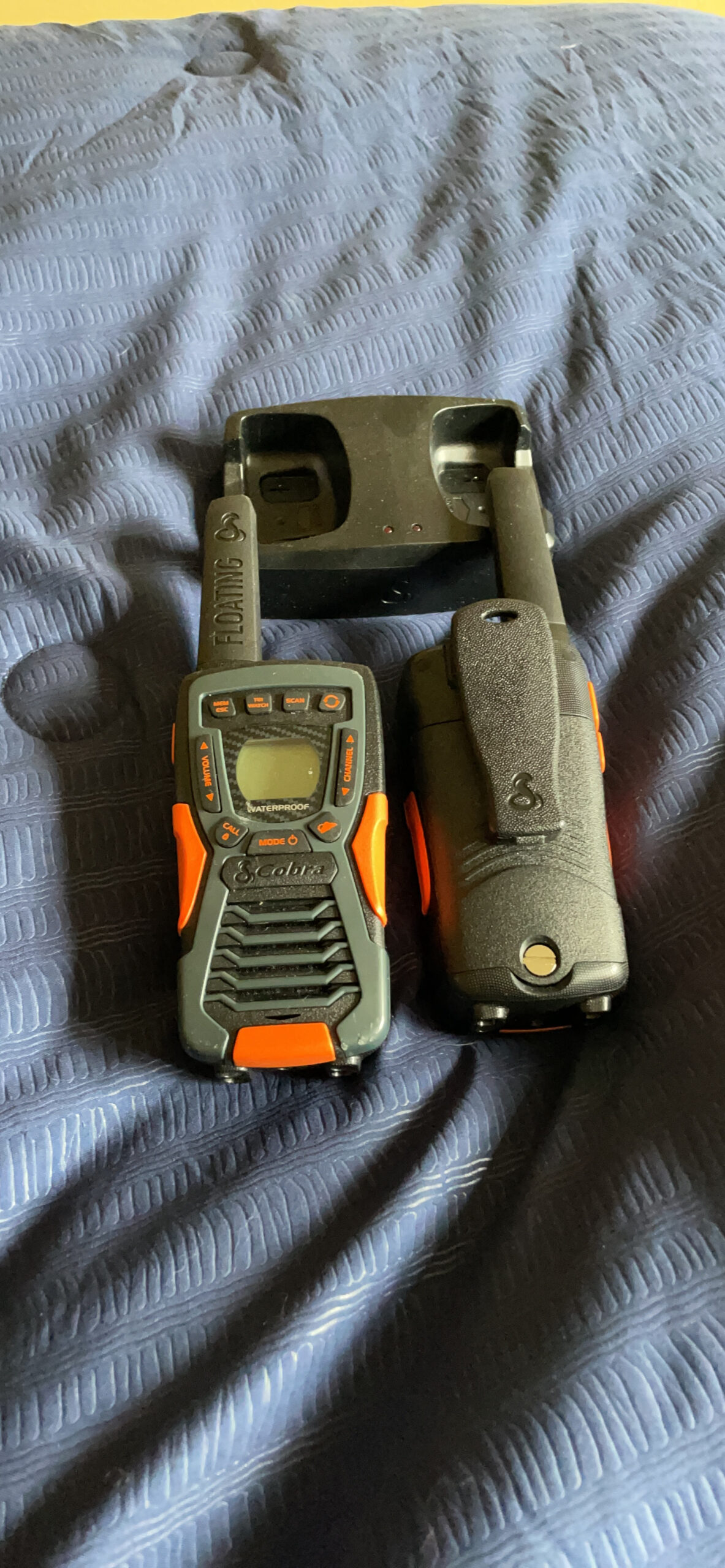 Cobra ACXT1035R FLT Floating Walkie Talkies - Waterproof, Rechargeable, Long Range up to 37-Mile Two Way Radio with NOAA Weather Alert & VOX, (2 Pack) customer photo 2