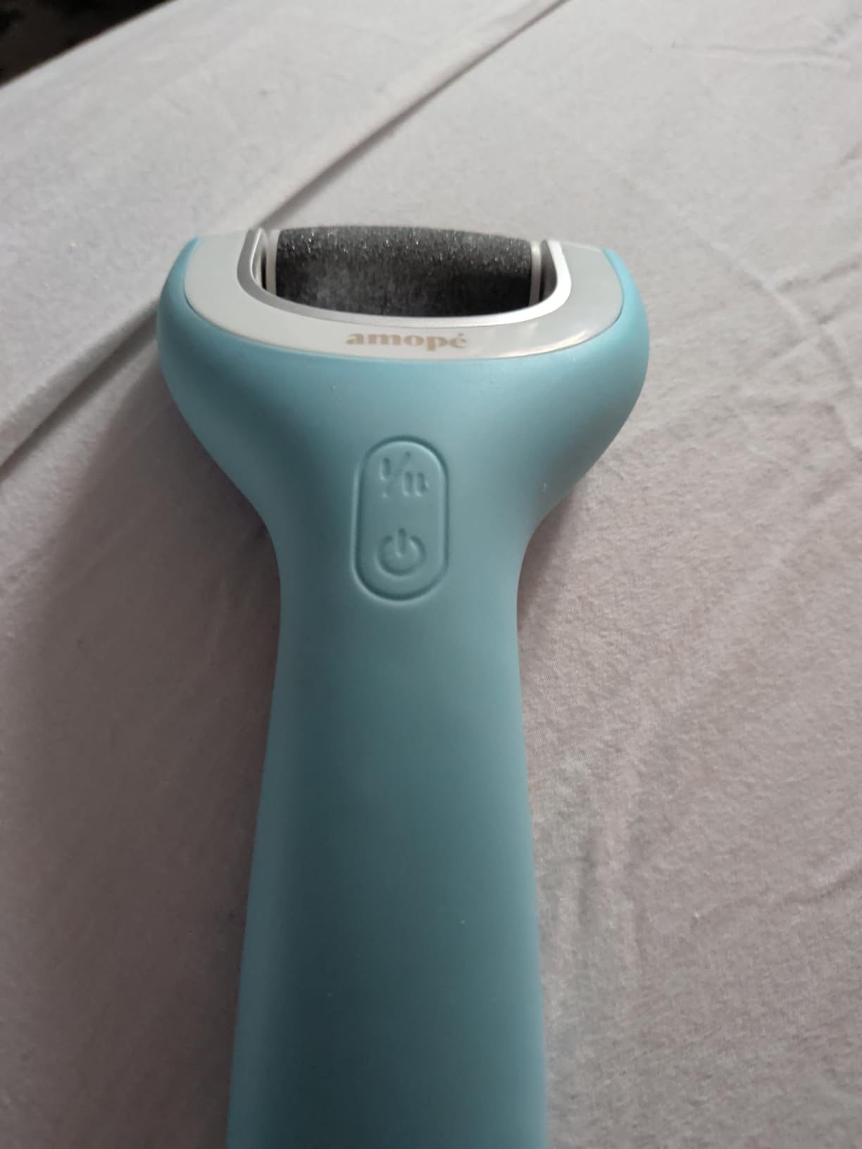 Amope Pedi Perfect Pro Wet & Dry Electric Foot File Callus Remover Kit, Waterproof, Rechargeable, Pedicure Tool for Feet, Removes Hard, Dead Skin, Feet Scrubber w/ Diamond Crystals, w/ 3 Roller Heads customer photo 1