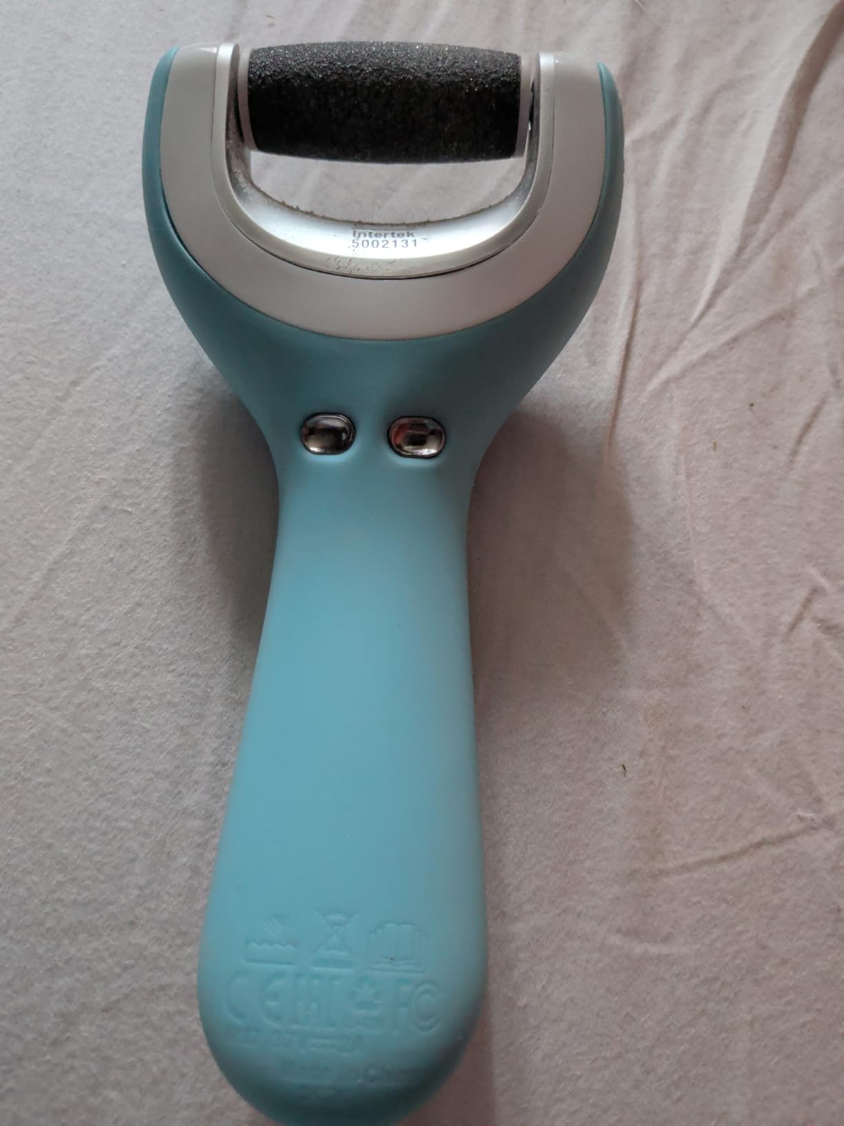 Amope Pedi Perfect Pro Wet & Dry Electric Foot File Callus Remover Kit, Waterproof, Rechargeable, Pedicure Tool for Feet, Removes Hard, Dead Skin, Feet Scrubber w/ Diamond Crystals, w/ 3 Roller Heads customer photo 2