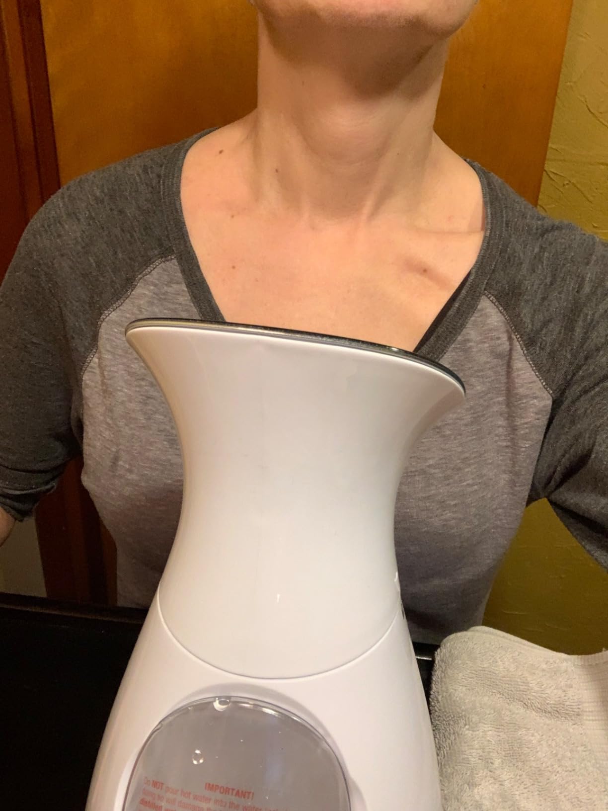 Pure Daily Care NanoSteamer Large 3-in-1 Nano Ionic Facial Steamer with Precise Temp Control - Humidifier - Unclogs Pores - Blackheads - Spa Quality - Bonus 5 Piece Stainless Steel Skin Kit (Teal) customer photo 1