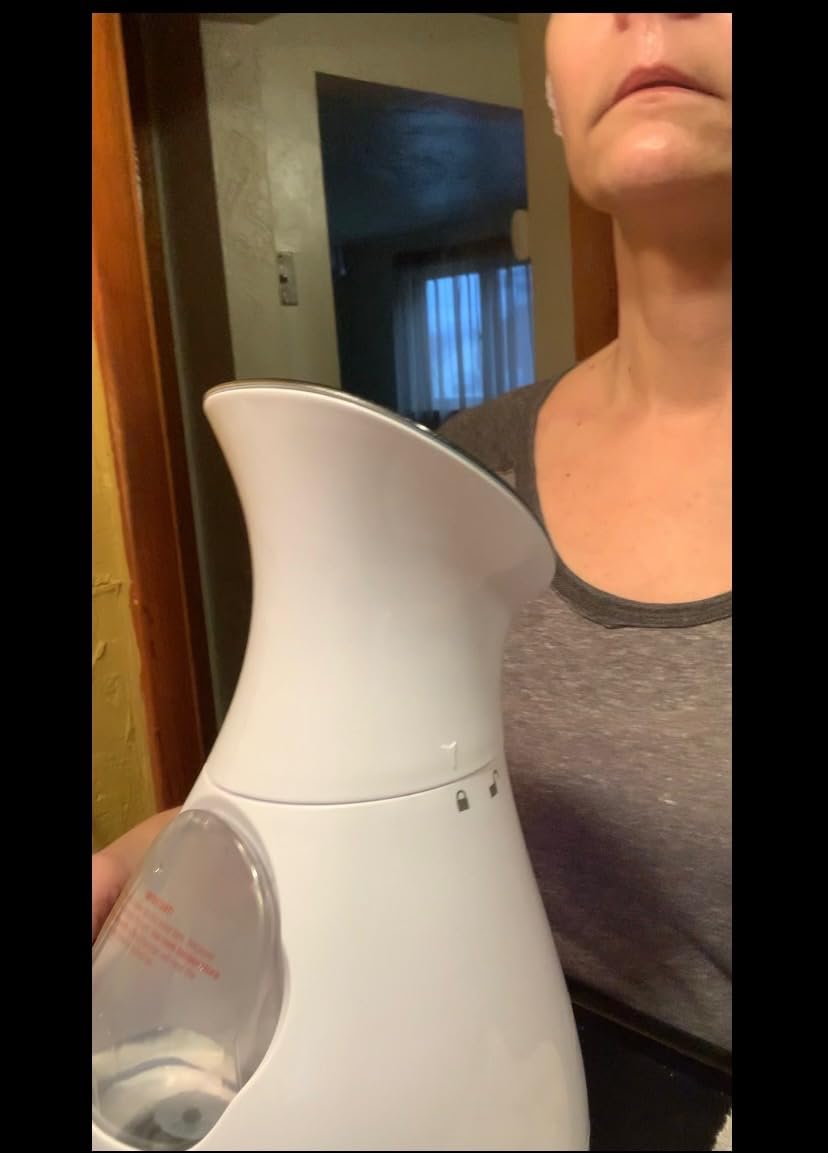 Pure Daily Care NanoSteamer Large 3-in-1 Nano Ionic Facial Steamer with Precise Temp Control - Humidifier - Unclogs Pores - Blackheads - Spa Quality - Bonus 5 Piece Stainless Steel Skin Kit customer photo 2