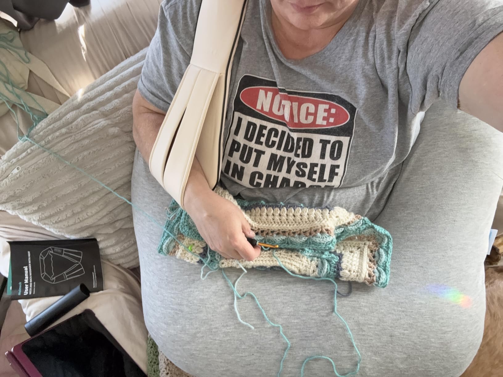 Nekteck Shiatsu Neck Massager with Heat for Pain Relief Deep Tissue, 2026 Upgraded 3D Back Shoulder Kneading Massage Pillow, Relaxation Gifts for Mom Dad customer photo 1