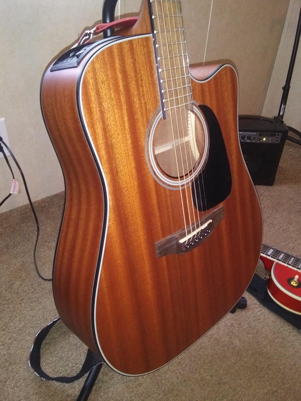 Takamine G-series GD11MCE Dreadnought Acoustic-electric Guitar - Natural customer photo 2