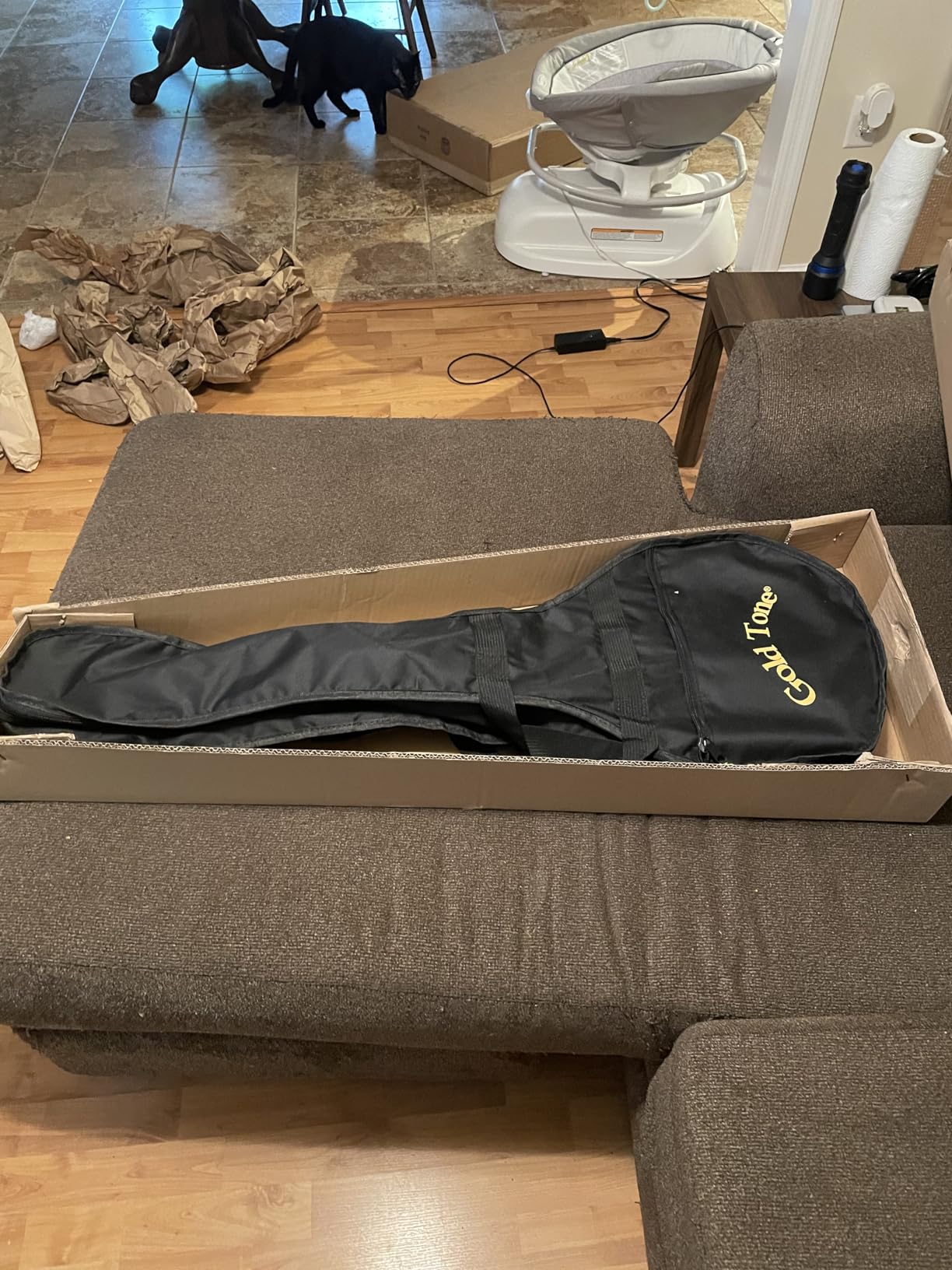 Gold Tone AC-1: 5-String Beginnner Banjo, Full Size with Gig-Bag, Bluegrass or Clawhammer customer photo 2