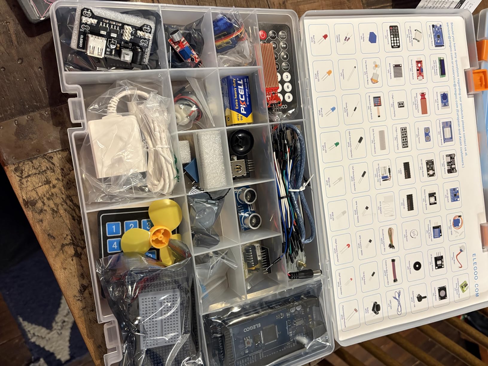 ELEGOO Mega R3 Project The Most Complete Ultimate Starter Kit with Tutorial Compatible with Arduino IDE customer photo 1