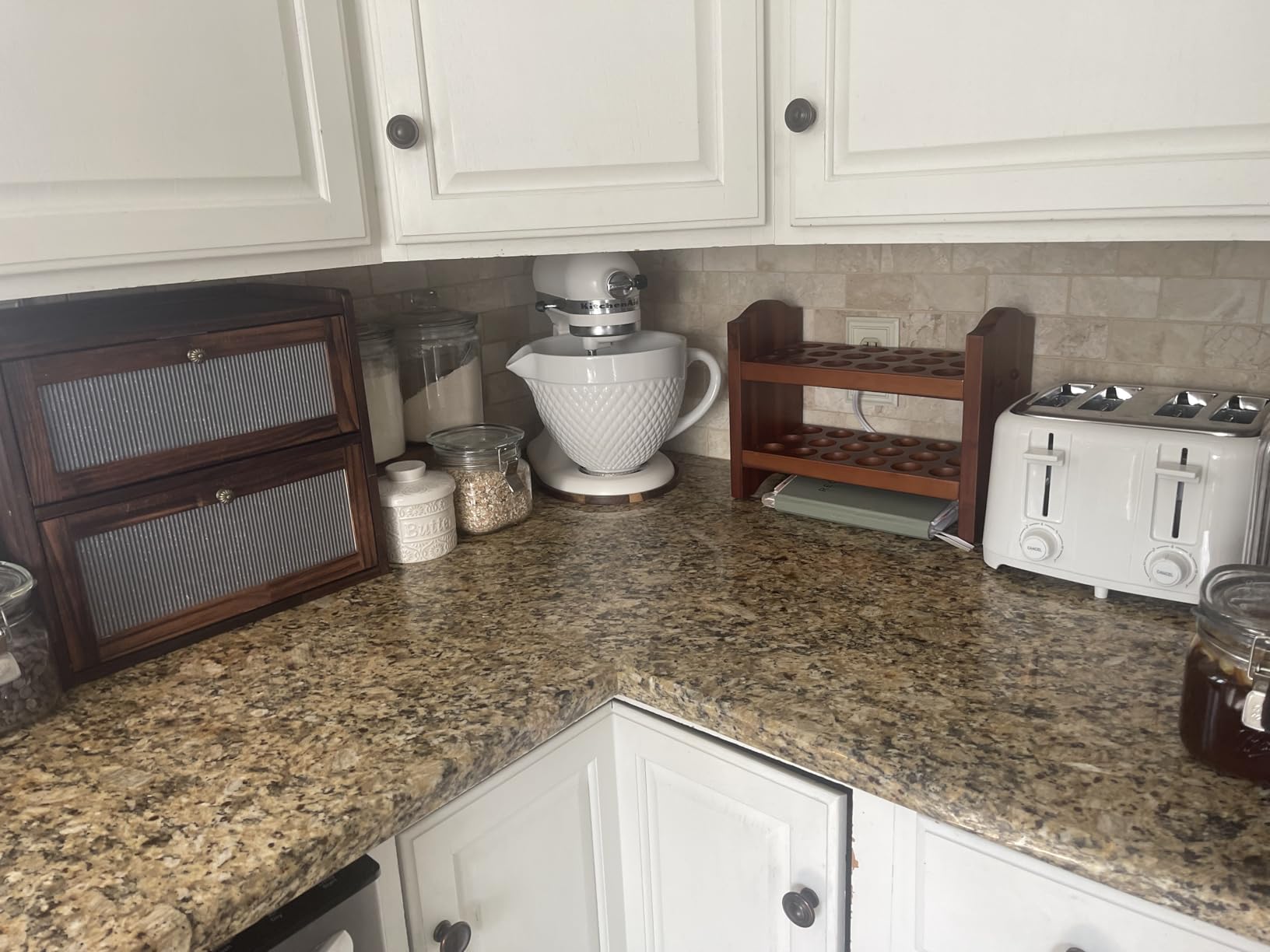 KitchenAid Artisan Series 5 Quart Tilt Head Stand Mixer with Pouring Shield KSM150PS, Matte Black customer photo 2