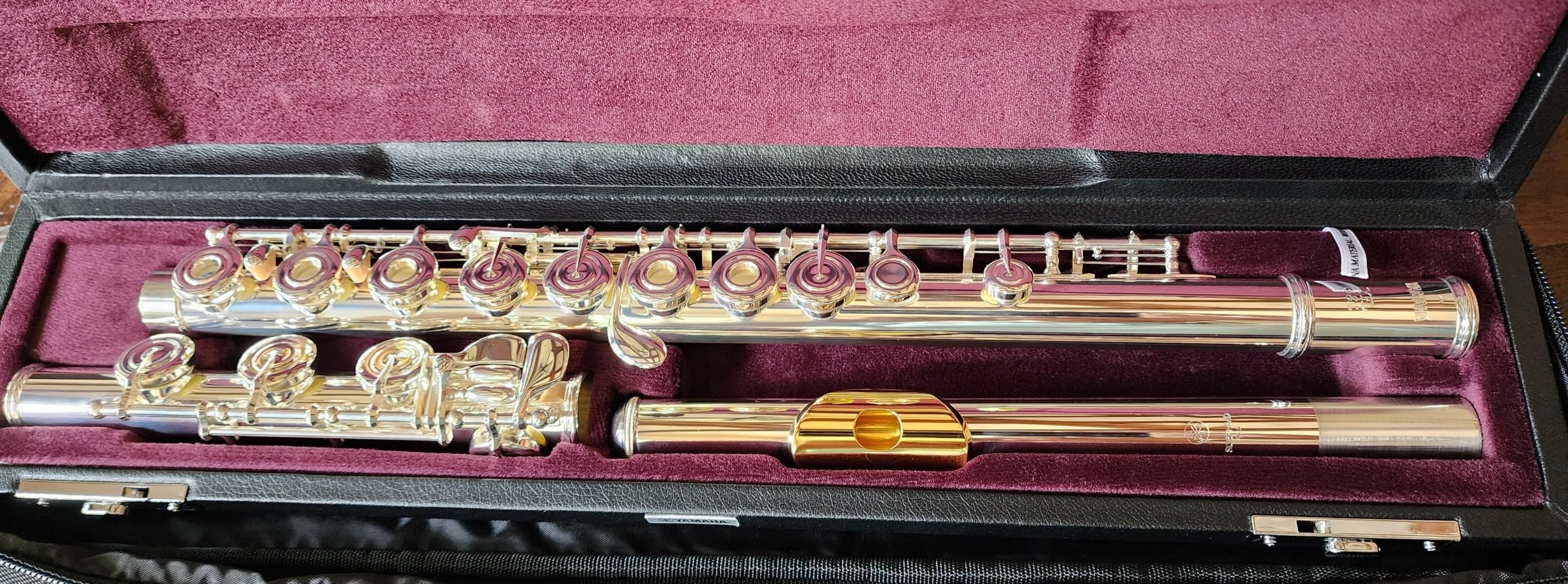 Yamaha YFL-382H Intermediate Flute with Inline G and Gold-plated Lip Plate - Open Hole customer photo 1