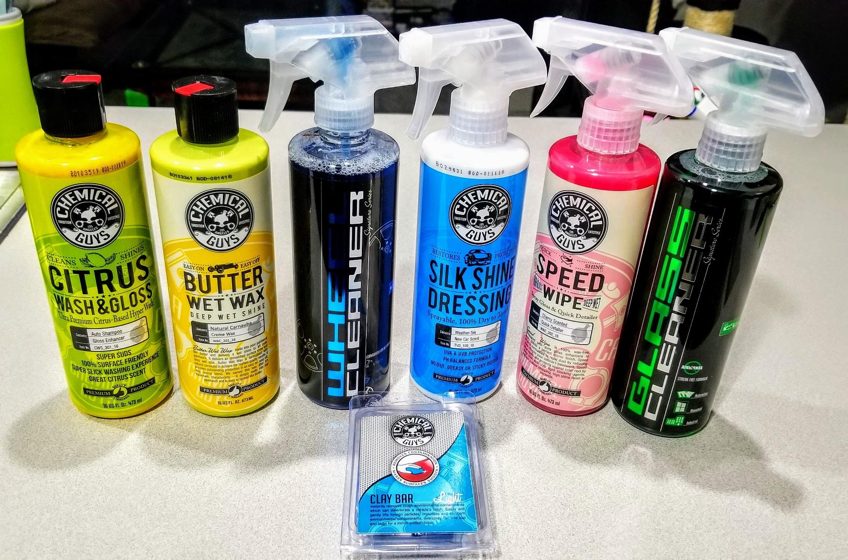 Chemical Guys Starter Car Care & Cleaning Kit, 7-Piece Detailing Car Wash Kit with 6 Premium 16 oz Care Chemicals and Accessories for Washing, Waxing, and Interior Cleaning customer photo 1