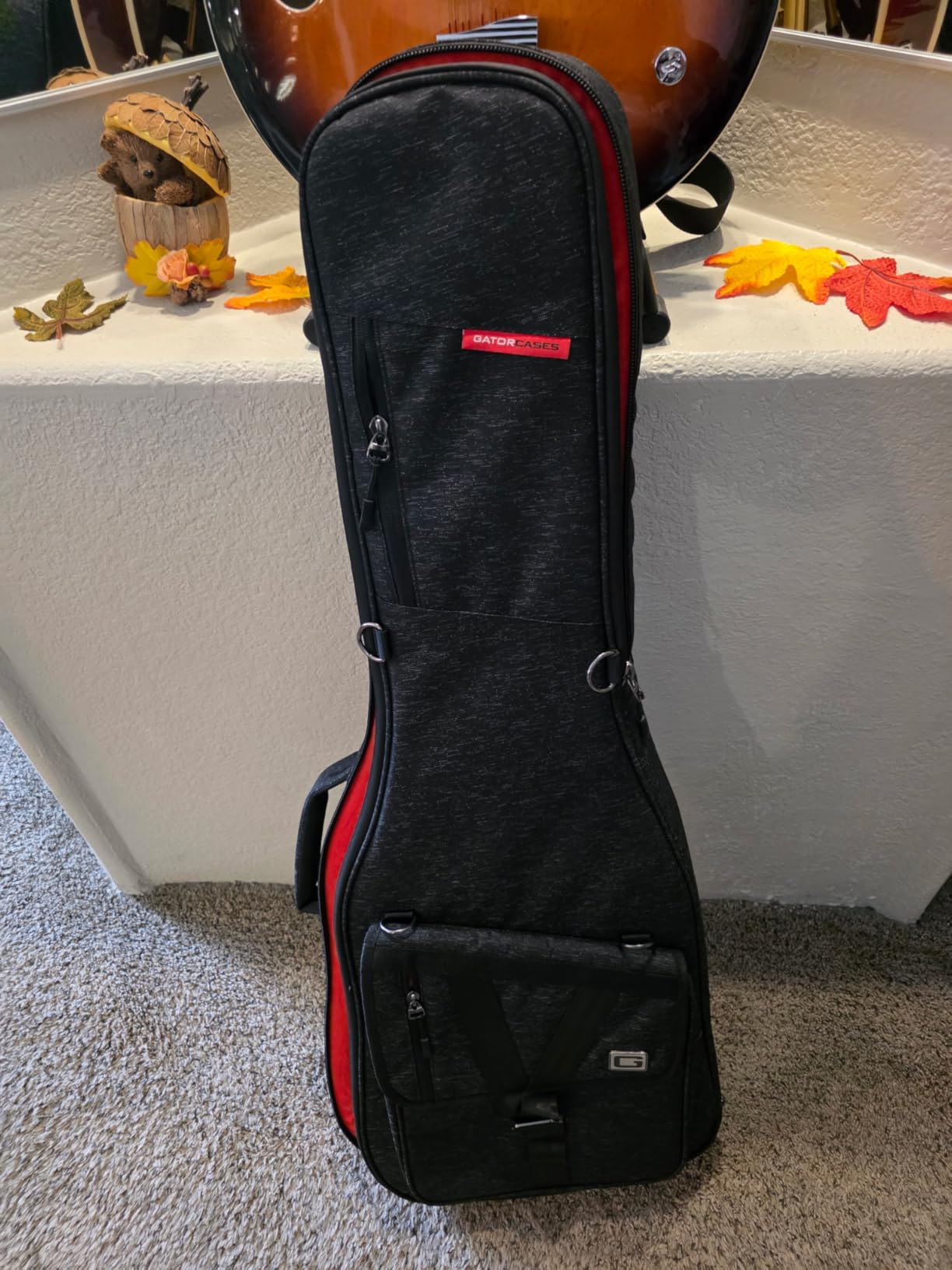 Gator Cases Transit Series Lightweight Electric Guitar Gig Bag with Back Pack Straps and Rubberized Base, Charcoal Black Exterior (GT-ELECTRIC-BLK) customer photo 1