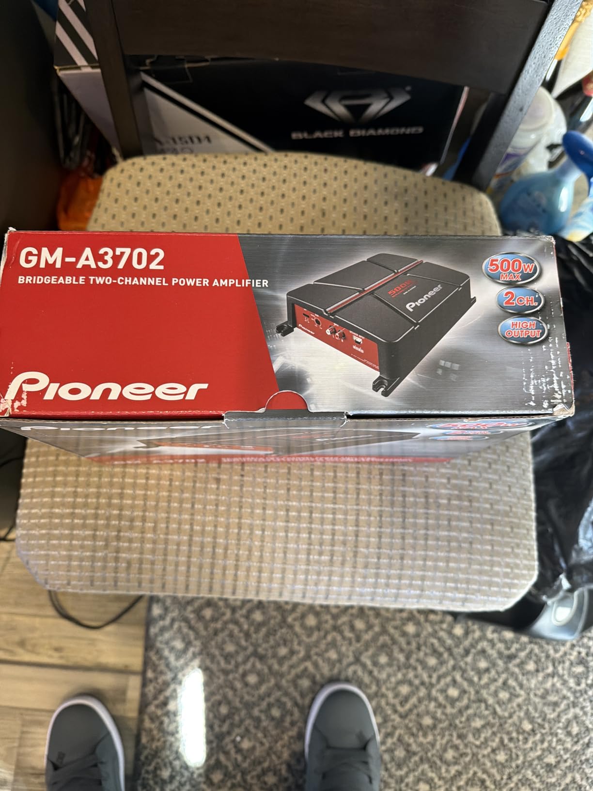 Pioneer GM-A3702 2-Channel Car Amplifier - 500W Max, Class AB, Bridgeable Design, Automatic Signal Sensing and Turn-on, Built-in high-/Low-Pass Filter customer photo 2