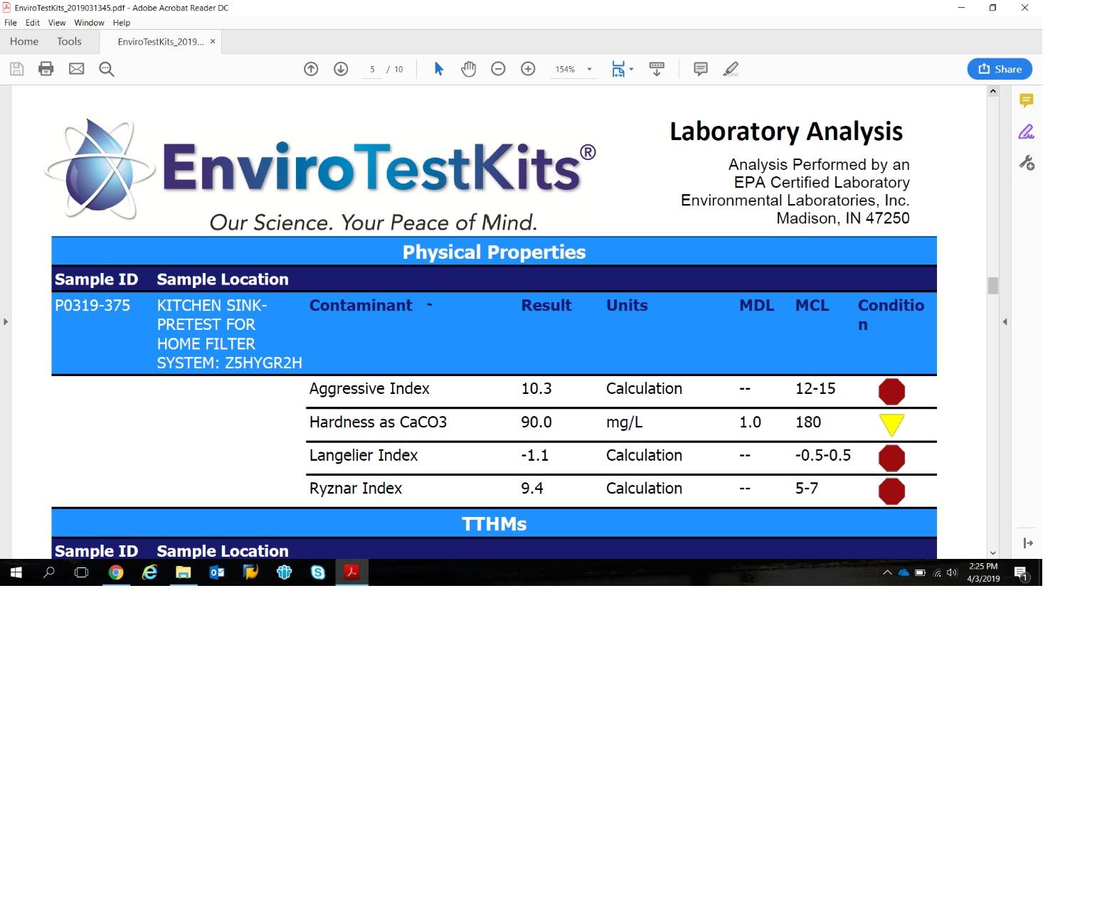 Safe Home® 200-in-1 Ultimate Drinking Water Test Kit - Tests for 200 Parameters at our EPA Certified Lab - Home Inspections, Mortgage Loans, Real Estate Transactions, & More customer photo 1