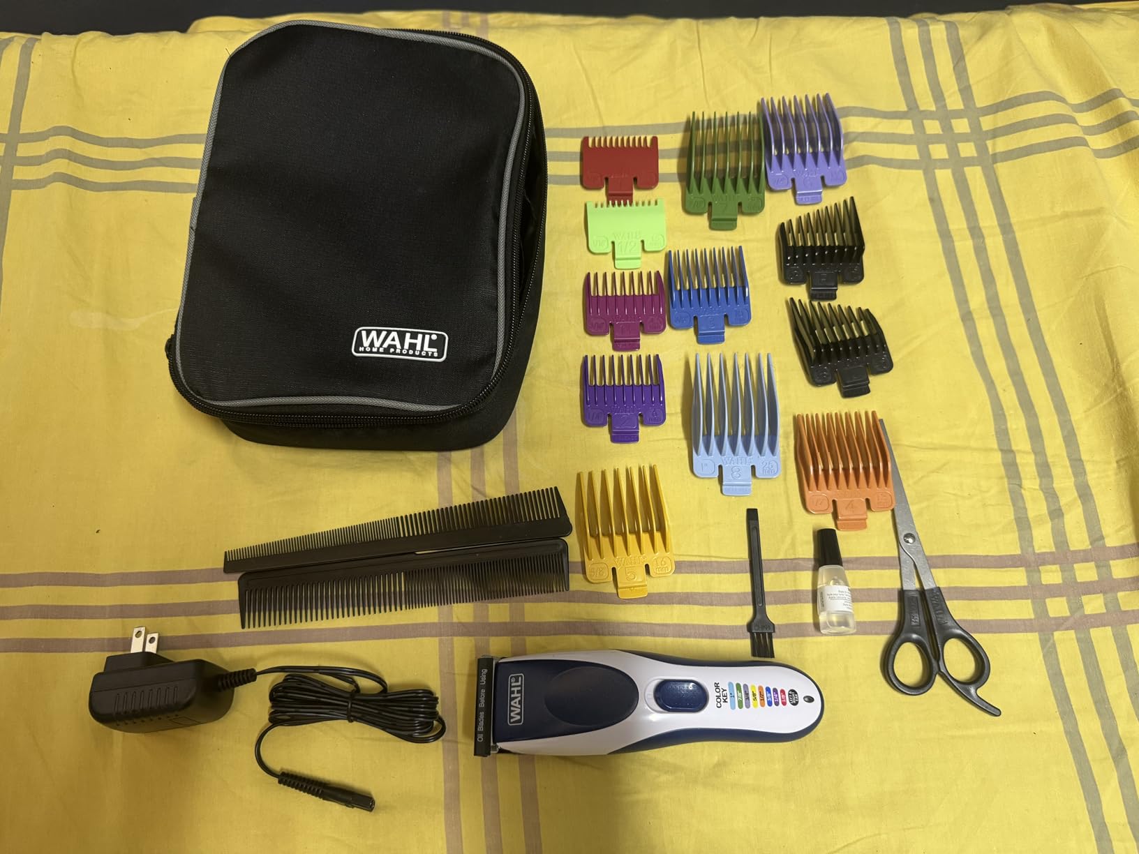 Wahl Color Pro Cordless Rechargeable Hair Clipper & Trimmer - Easy Color-Coded Guide Combs - for Men, Women, & Children - Model 9649P customer photo 2