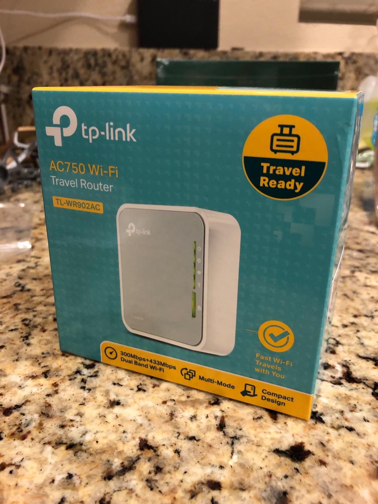 TP-Link AC750 Wireless Portable Nano Travel Router(TL-WR902AC) - Support Multiple Modes, WiFi Router/Hotspot/Bridge/Range Extender/Access Point/Client Modes, Dual Band WiFi, 1 USB 2.0 Port customer photo 2
