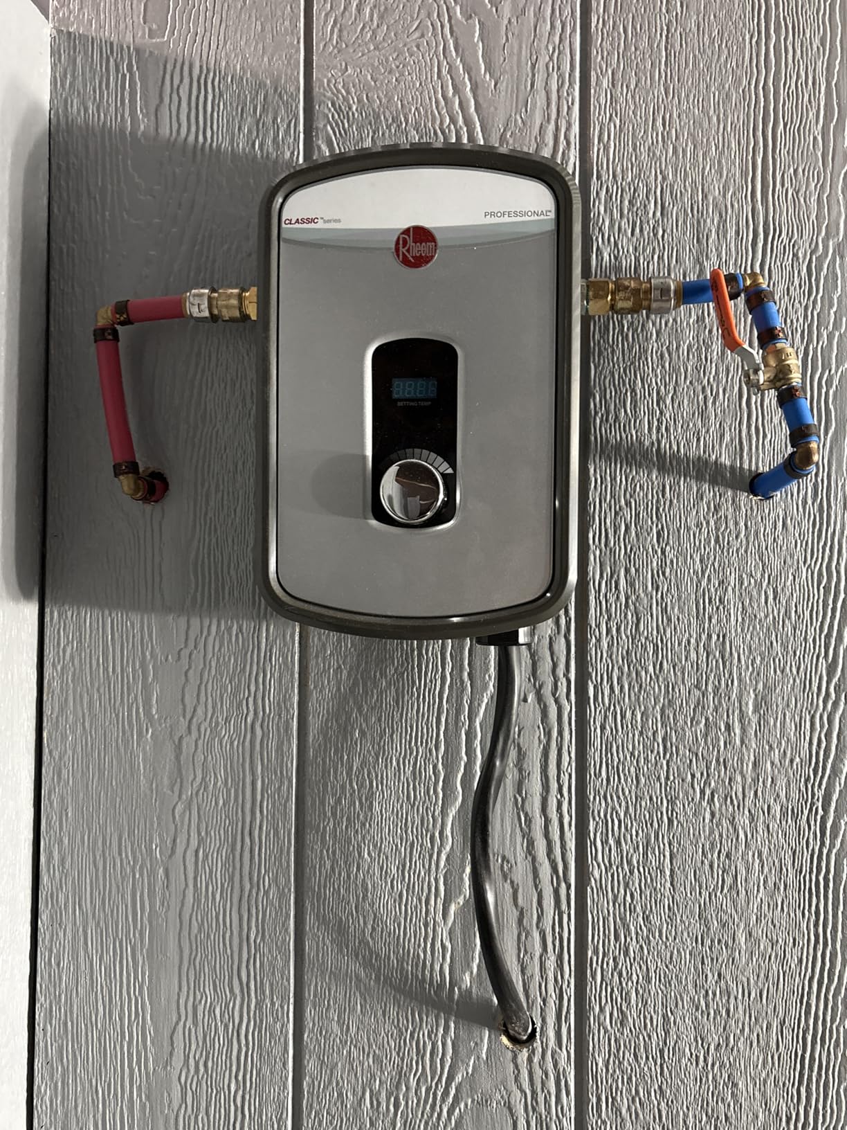 Rheem 240V Heating Chamber RTEX-13 Residential Tankless Water Heater, GRAY customer photo 2