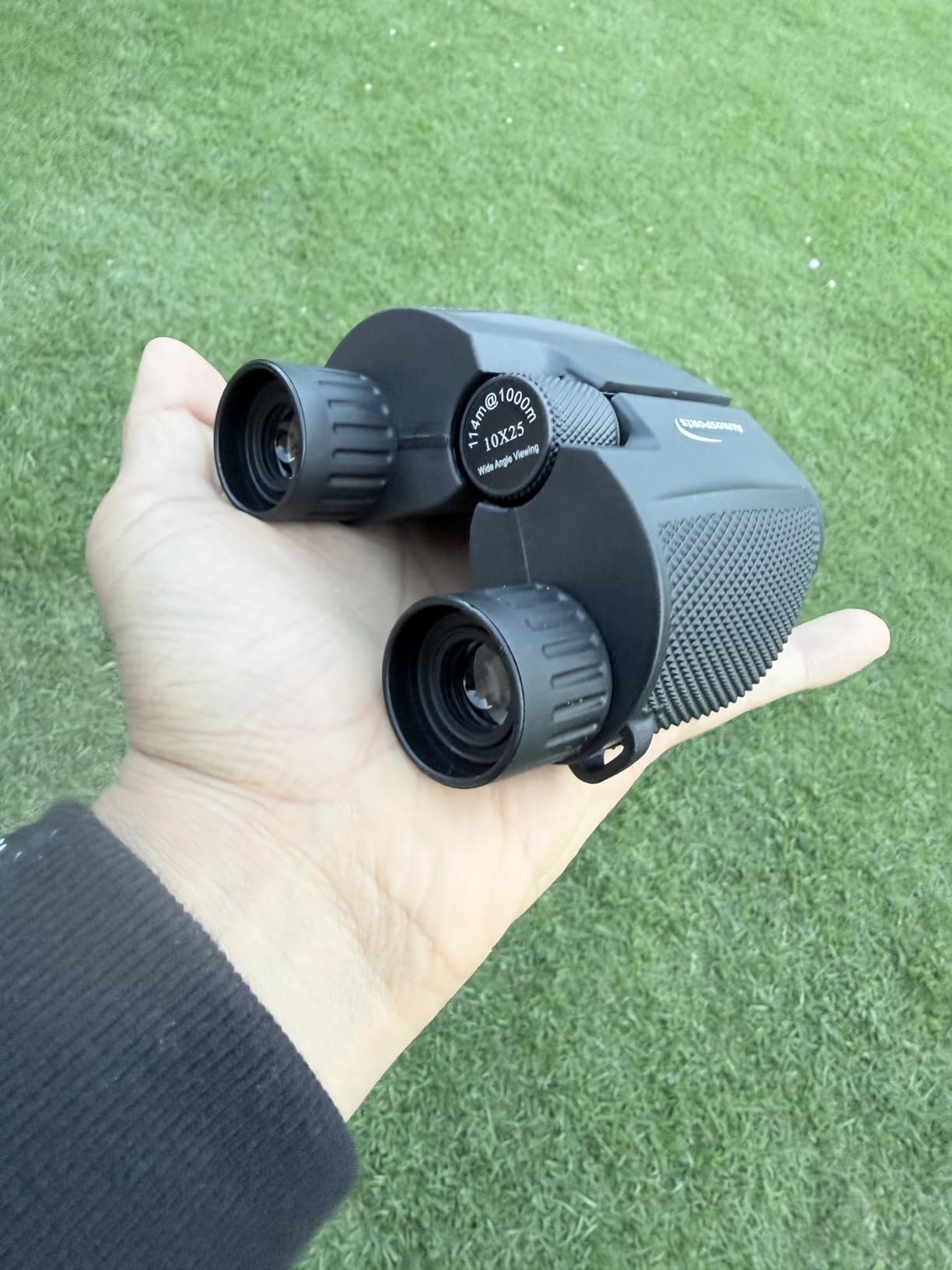 Aurosports Compact Binoculars for Adults and Kids - 10x25 Small Lightweight Binoculars for Bird Watching, Easy Focus for Theater, Cruise & Travel - Ideal Gift with Carrying Case & Strap customer photo 1