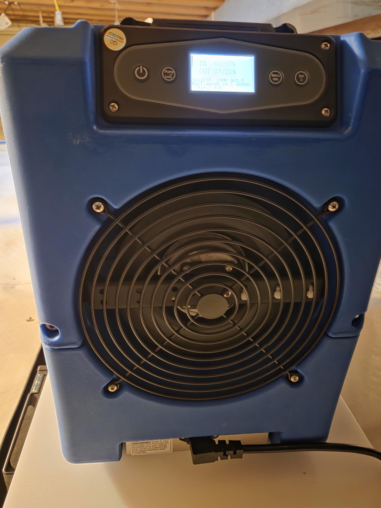 MOUNTO Commercial Dehumidifier, 150 Pint High-Capacity, Includes Pump Drain Hose for Water Damage Restoration, Ideal for Basements, Warehouses & Job Sites customer photo 2