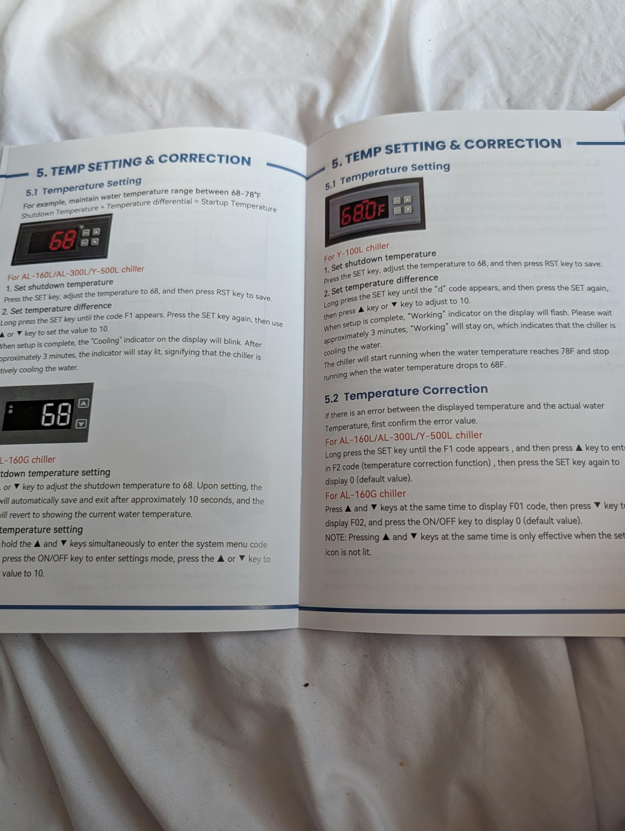 BAOSHISHAN Aquarium Chiller 42gal 1/10 HP Water Chiller for Hydroponics System with Compressor Refrigeration Special Quiet Design for Fish Tank Axolotl Coral Reef Tank 160L customer photo 2