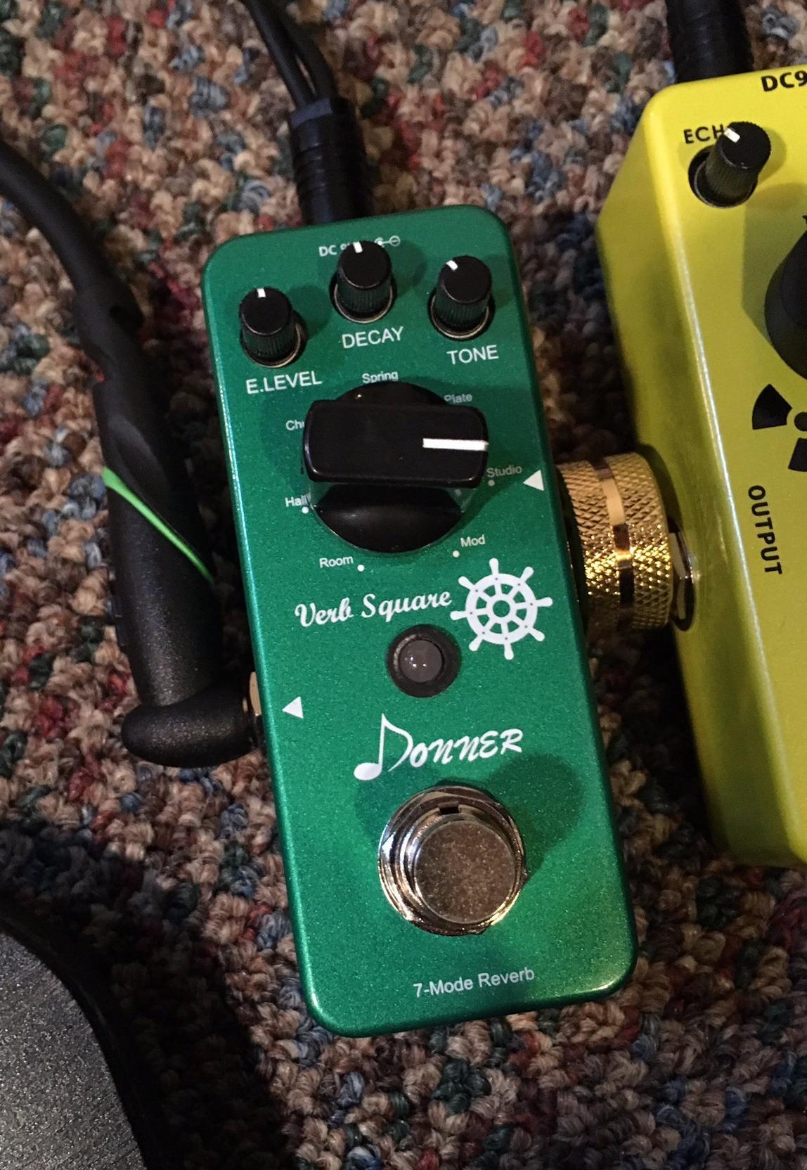 Donner Reverb Guitar Pedal, Verb Square Digital Reverb 7 Modes customer photo 2