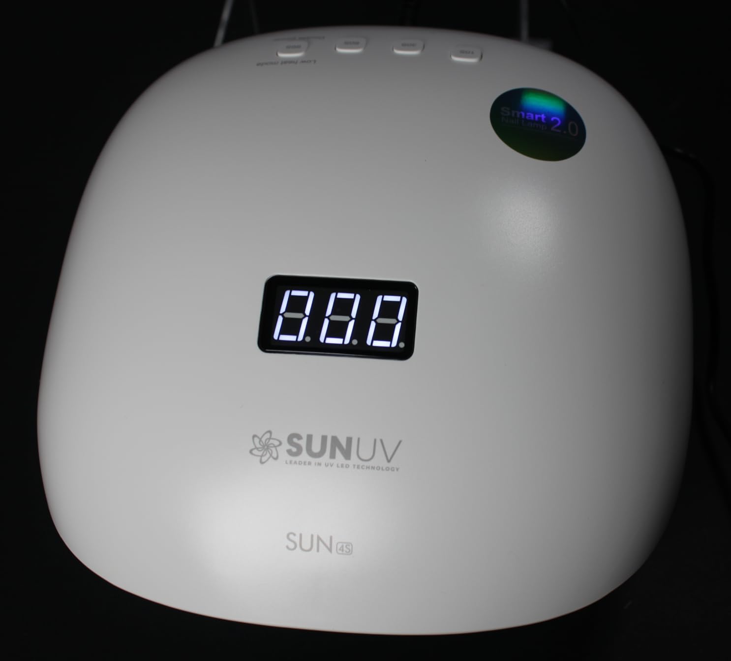 SUNUV UV LED Nail Lamp, UV Light for Nails Compatible with All Gel Polish, 36 LEDs with 4 Timer Settings, LCD Display SUN4 Black customer photo 2