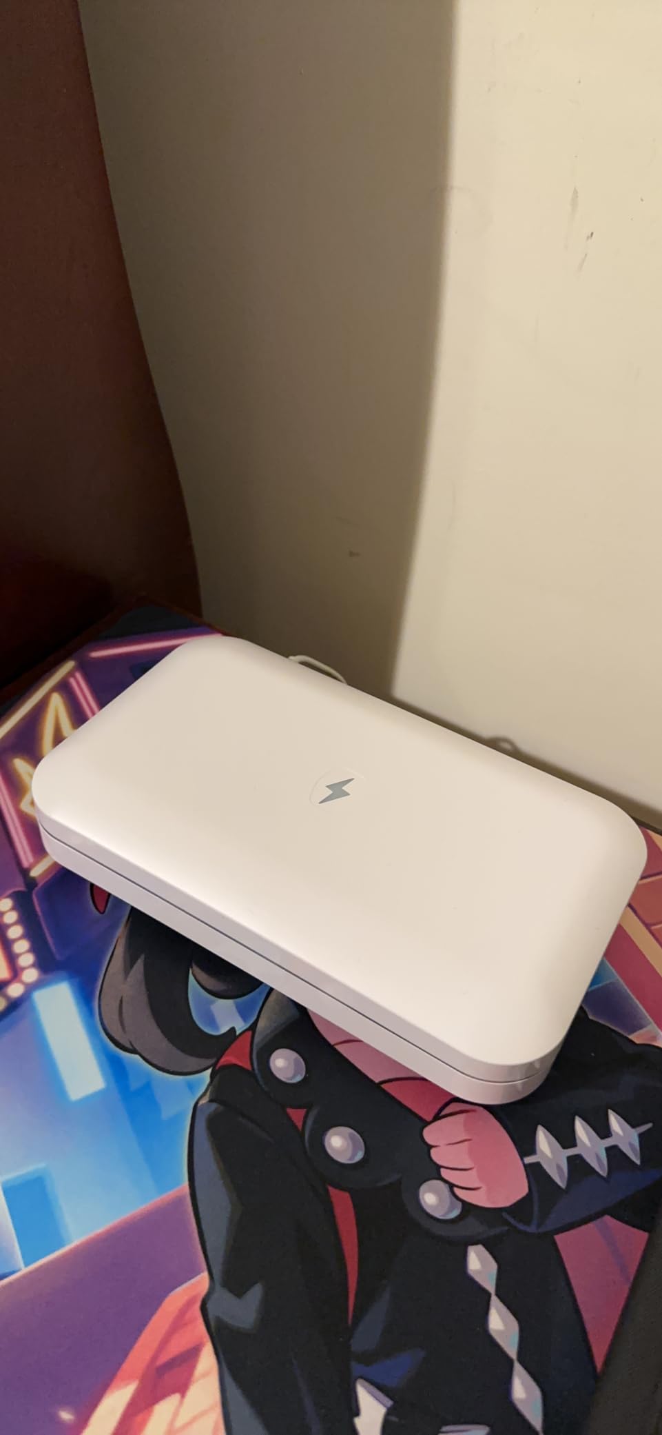 PhoneSoap 3 UV Cell Phone Sanitizer & Dual Universal Cell Phone Charger Box | Patented & Clinically Proven 360-Degree UV-C Light Sanitizer | Disinfects and Charges All Phones (White) customer photo 2