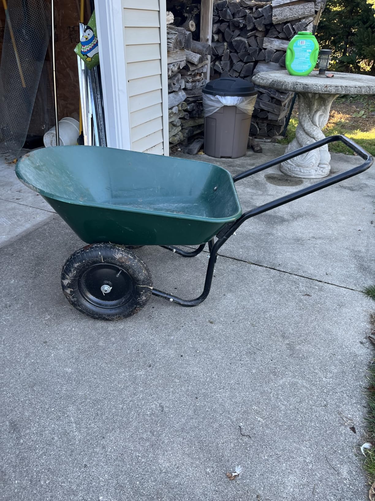 70007 The Original Yard Rover Dual-Wheel Home Garden Wheelbarrow Cart customer photo 1