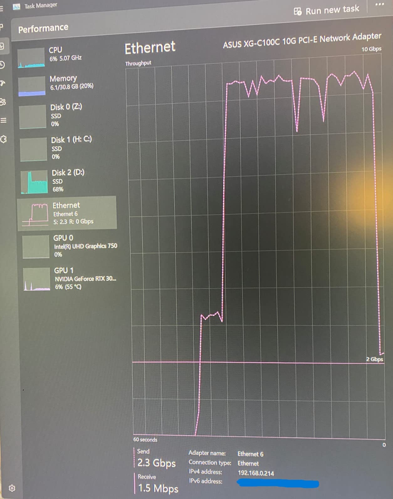 ASUS XG-C100C 10G Network Adapter PCI-E x4 Card with Single RJ-45 Port and Built-in QoS for use with Windows 10/8.1/8/7 and Linux Kernel 4.4/4.2/3.6/3.2, TAA Compliant (XG-C100C) customer photo 1