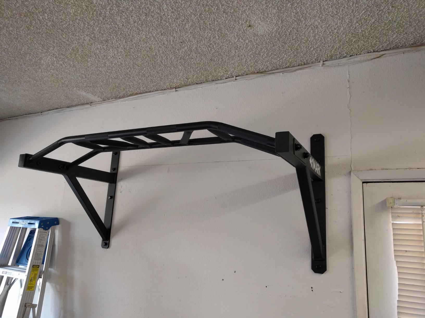 XMARK Commercial Wall Mounted Multi Grip Pull Up Bar Ranked Number 1 Men's Health customer photo 2