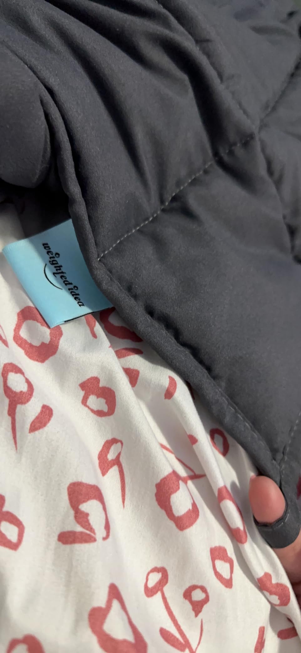 Weighted Blanket for Adults (Dark Grey,48