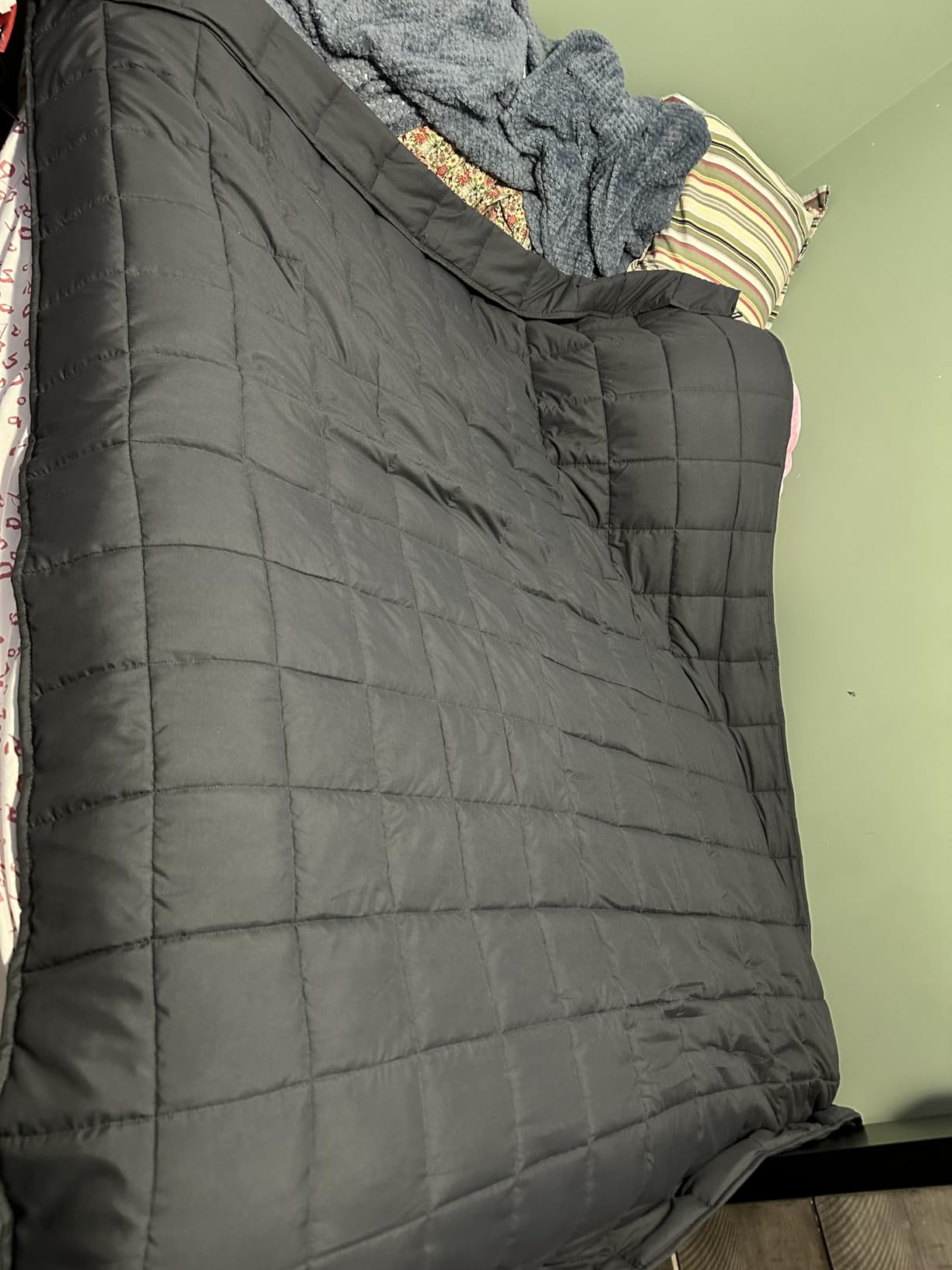 Weighted Blanket for Adults (Dark Grey,48
