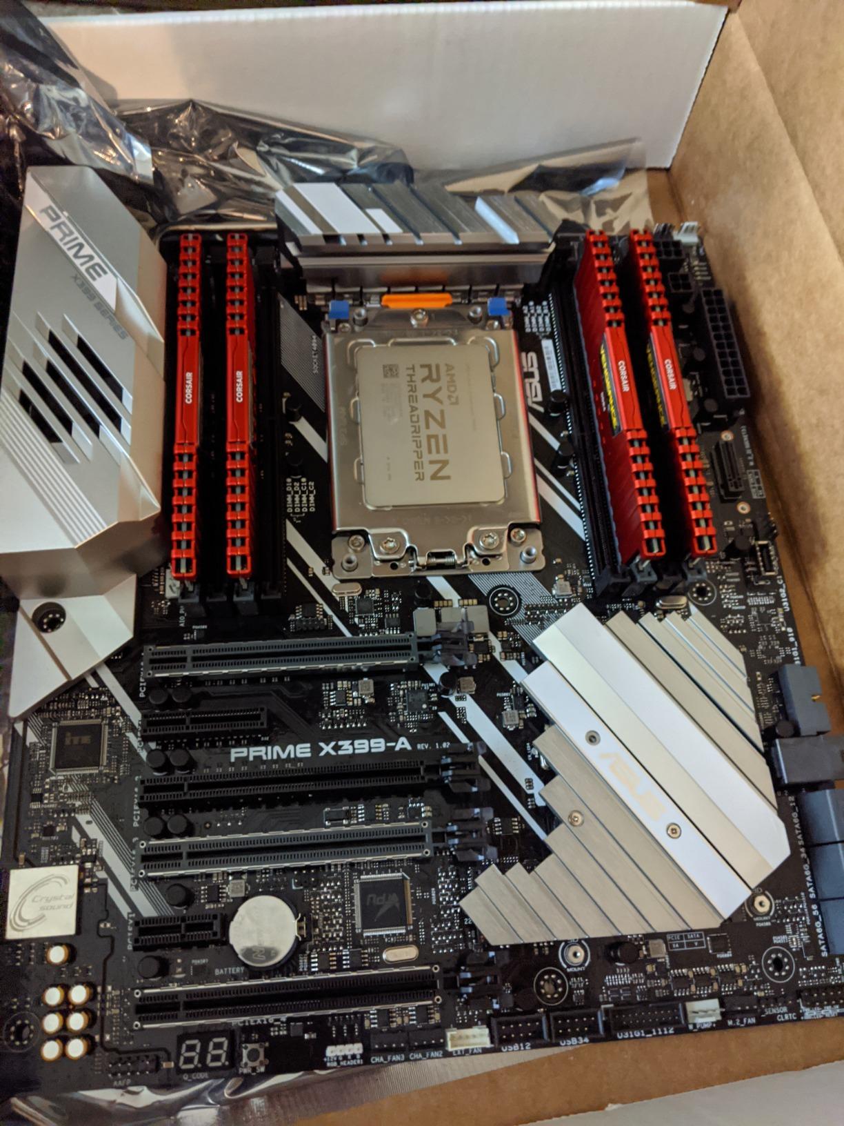 AMD Ryzen Threadripper 1920X 12-Core/24-Thread Desktop Processor customer photo 2