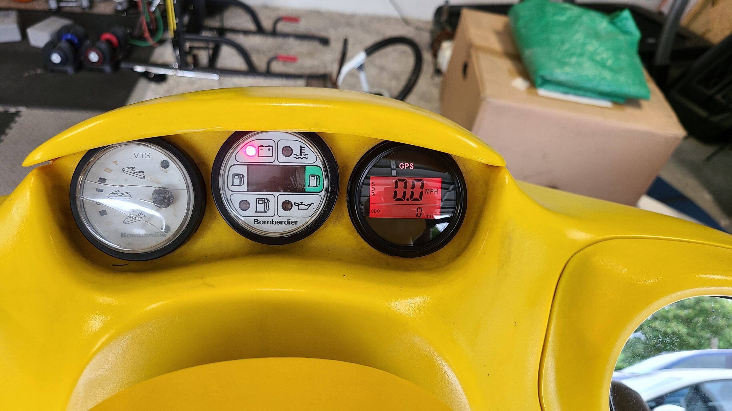 ELING Car Boat 85mm Digital GPS Speedometer Odometer Kit Speedo Trip for Marine Motorcycle Truck Yacht Vessel 3 3/8