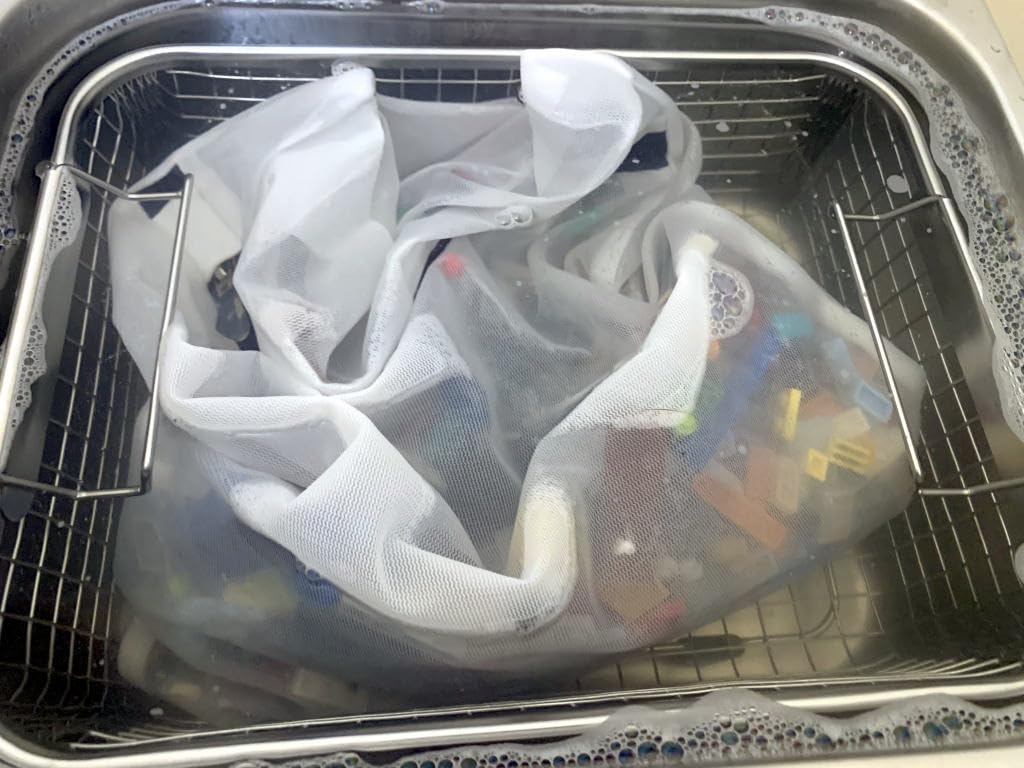 CREWORKS 3L Ultrasonic Cleaner, 0.8 gal Digital Sonic Cavitation Machine, 120W Stainless Steel Professional Jewelry Cleaner for Cleaning Tool Watch Glasses Retainer Denture Parts with Heater & Timer customer photo 1