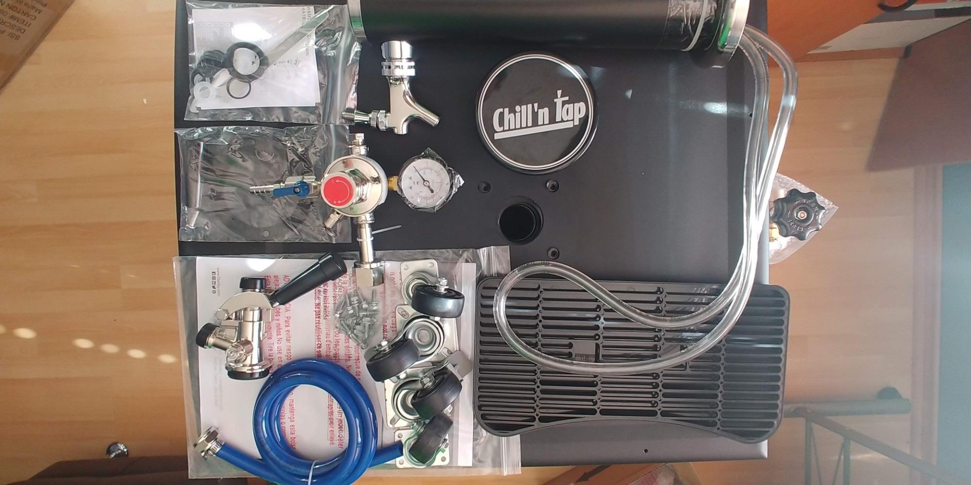 Danby DKC054A1BSL2DB 5.4 Cu.Ft. Double Tap Kegerator, Auto Defrost and Mechanical Thermostat, Keg Cooler with Scratch-Resistant Worktop and Reversible Door Hinge, Steel customer photo 2