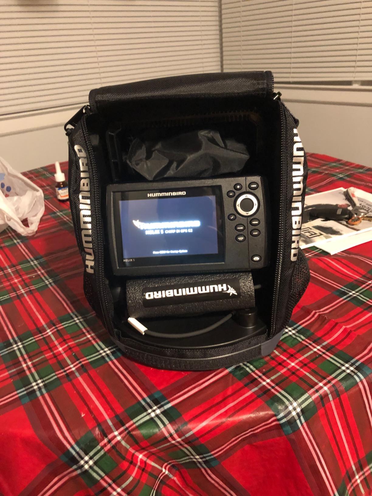 Humminbird Portable Ice Kit with Dual Beam Sonar Ice Transducer customer photo 1