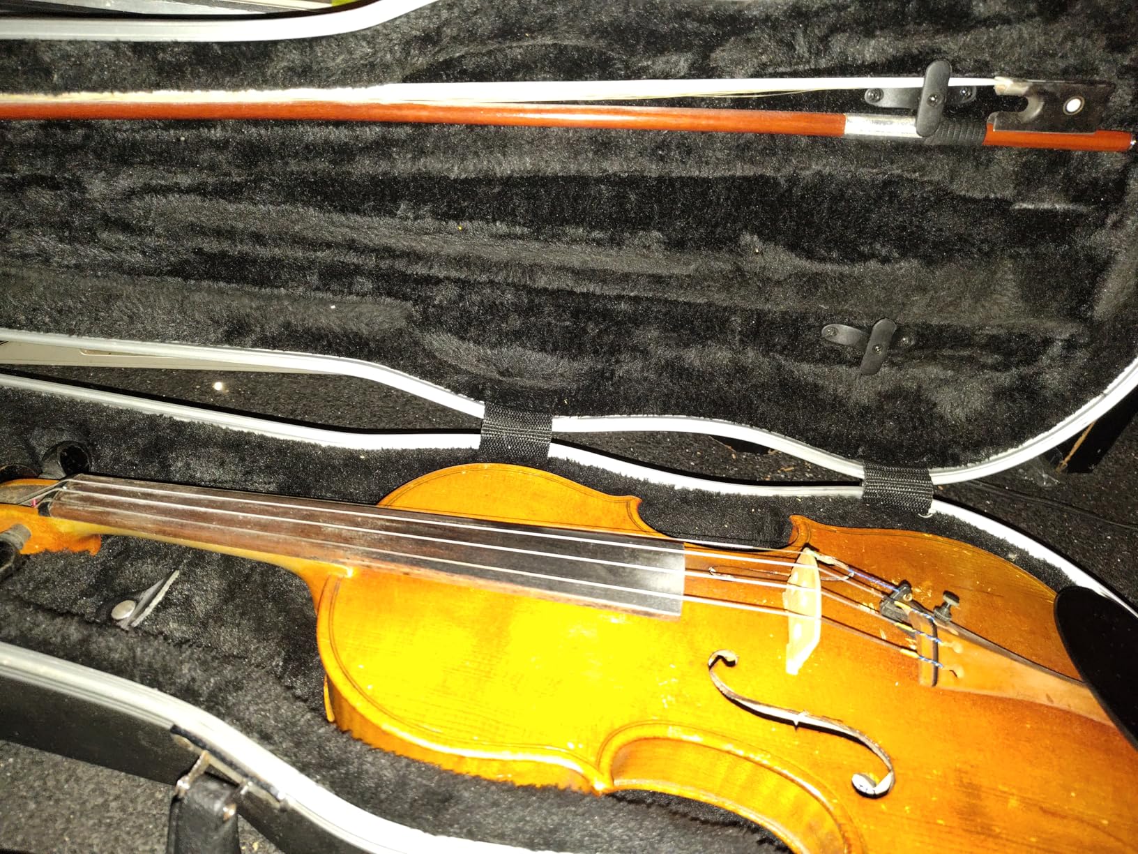 AMZZ Professional 4/4 Full Size Violin Bow - Brazilwood with Ebony Frog & White Horsehair for Adults and Student customer photo 1