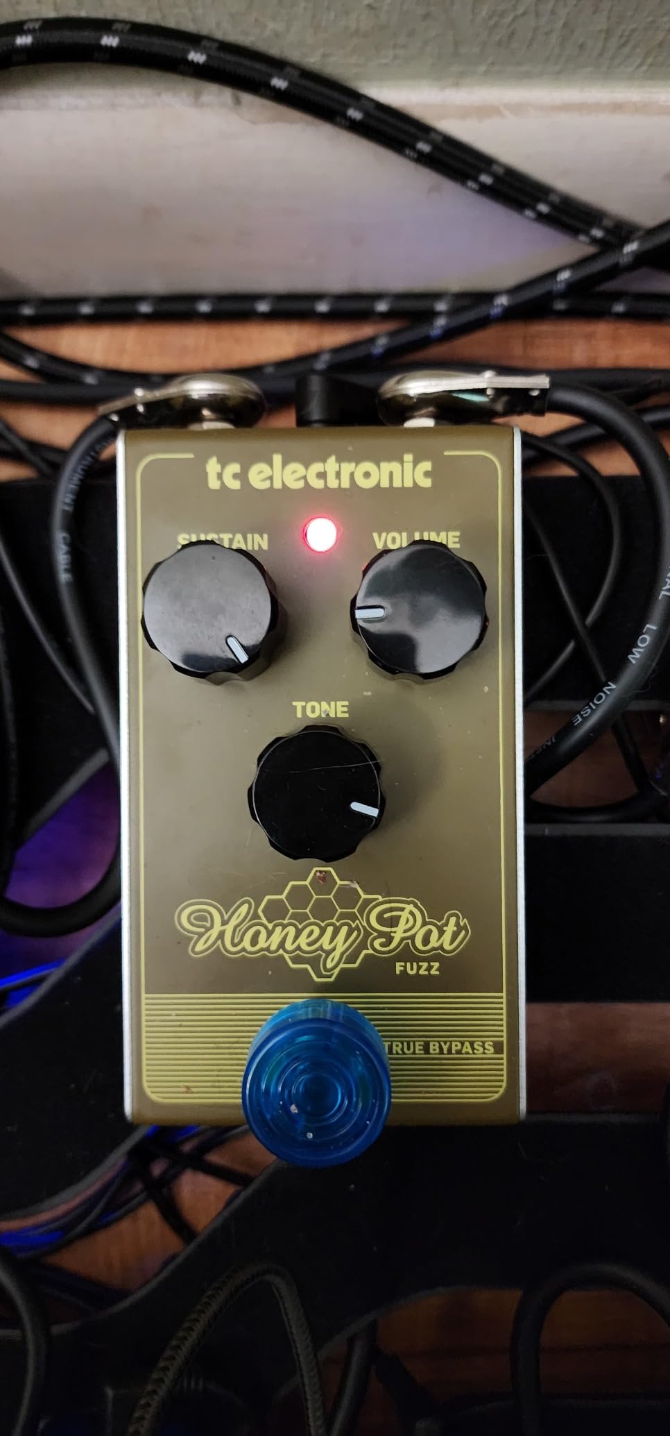 TC Electronic HONEY POT FUZZ Vintage-Flavored Fuzz Pedal with Massive Wall of Tones and Miles of Sustain customer photo 1