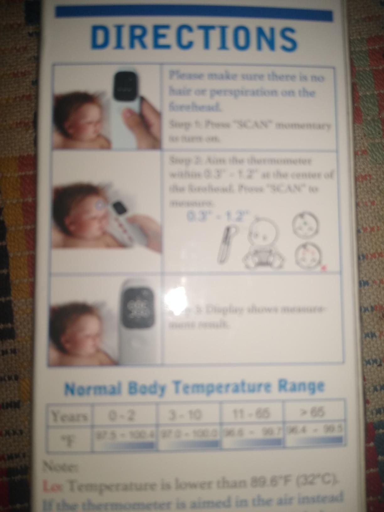 Amplim Medical Grade Forehead Thermometer for Adults, Kids, Baby, Non-Contact Digital Infrared Thermometer, Instant Read, Accurate & Fast Fever Detection, for Home, Clinic, Office Use customer photo 1