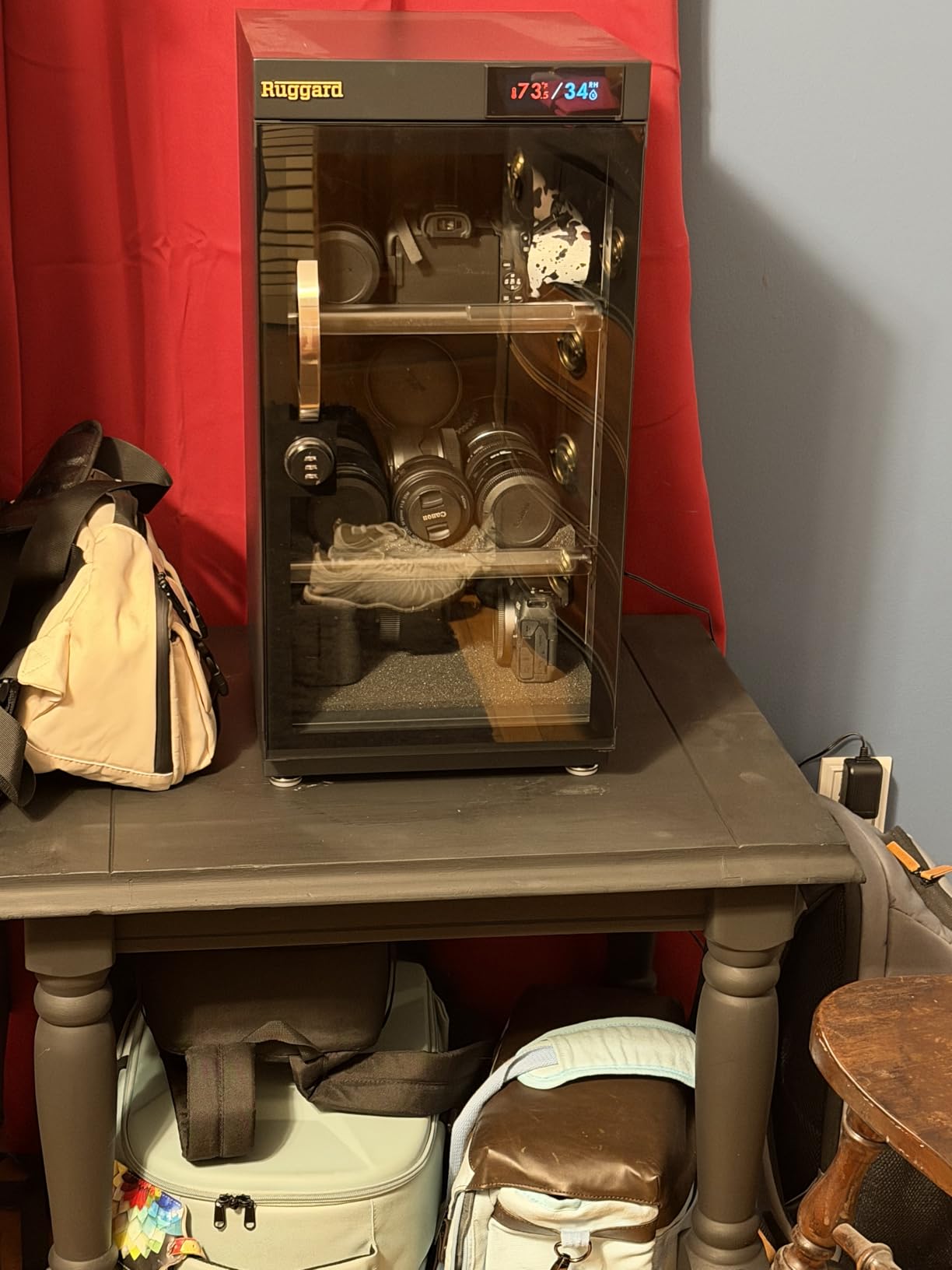 RUGGARD Electronic Dry Cabinet (50L) - Digital Dehumidifying Storage for Camera, Electronics, and Collectibles customer photo 1