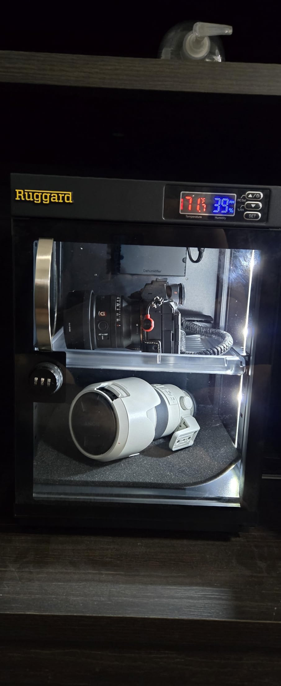 RUGGARD Electronic Dry Cabinet (50L) - Digital Dehumidifying Storage for Camera, Electronics, and Collectibles customer photo 2