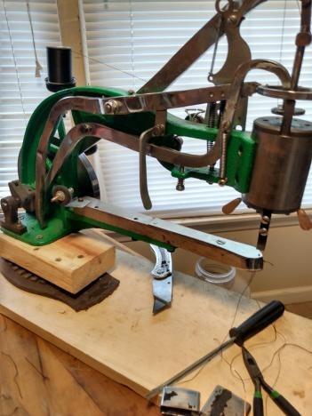 YEQIN Shoe Repair Machine Handheld Leather Sewing Machines Cobbler Stitching Industrial Heavy Duty Maquina de Coser Manual Nylon Line for Bags, Tents, Clothes, Quilts, Coats, Trousers customer photo 2