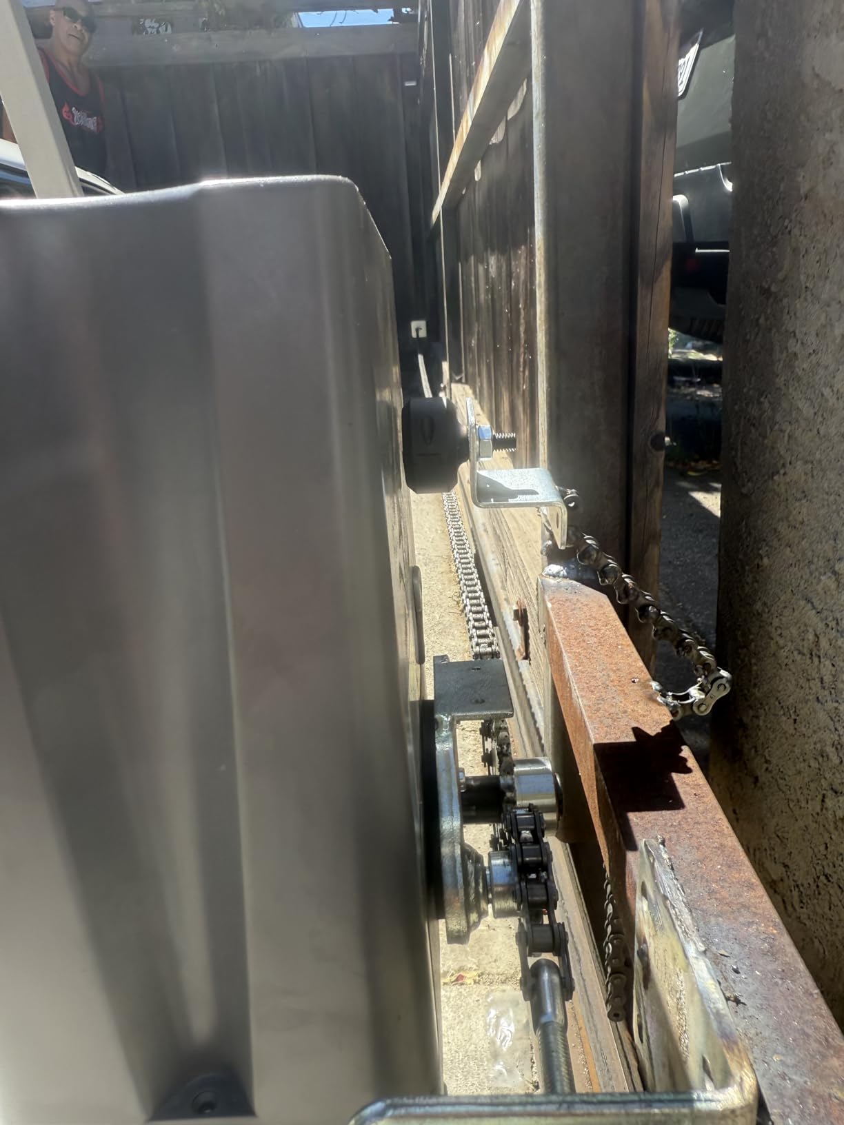 CO-Z 1800 lb Automatic Sliding Gate Opener with 2 Remote Controls, Electric Rolling Driveway Slide Gate Motor, Complete Gate Operator Hardware Security System Kit for Sliding Gate Up to 40 Feet customer photo 2