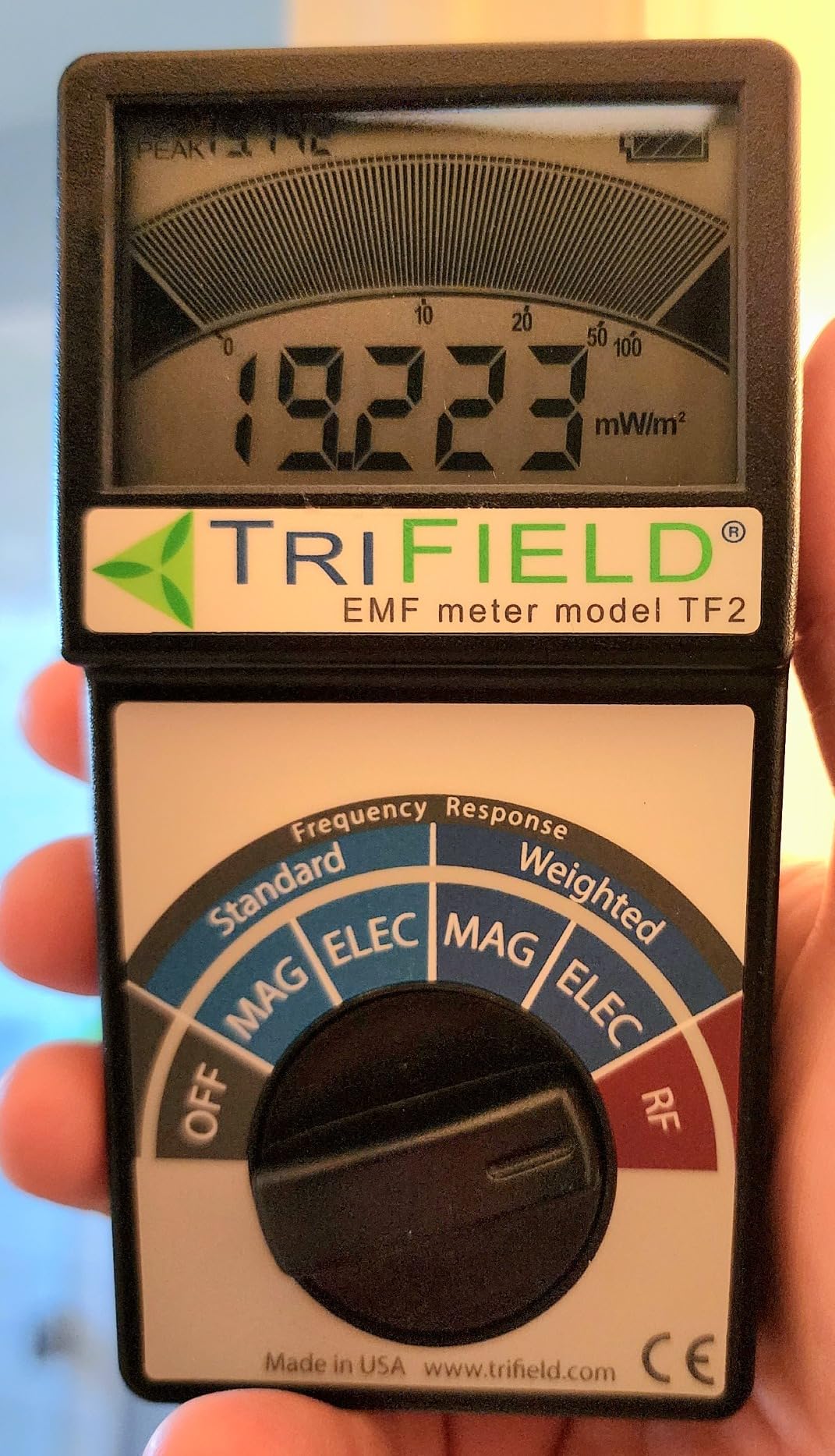 TriField EMF Meter Model TF2 - Made in USA - #1 Handheld EMF Detector for Magnetic/Electric/Radio Fields with Unlimited Free Support in The U.S. to Help Solve Your EMF Problems customer photo 1