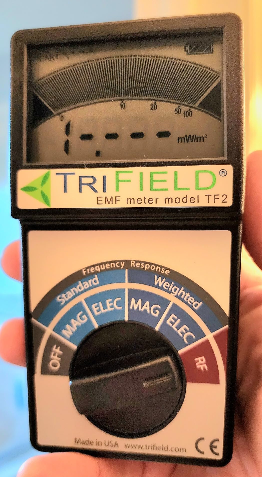TriField EMF Meter Model TF2 - Made in USA - #1 Handheld EMF Detector for Magnetic/Electric/Radio Fields with Unlimited Free Support in The U.S. to Help Solve Your EMF Problems customer photo 2