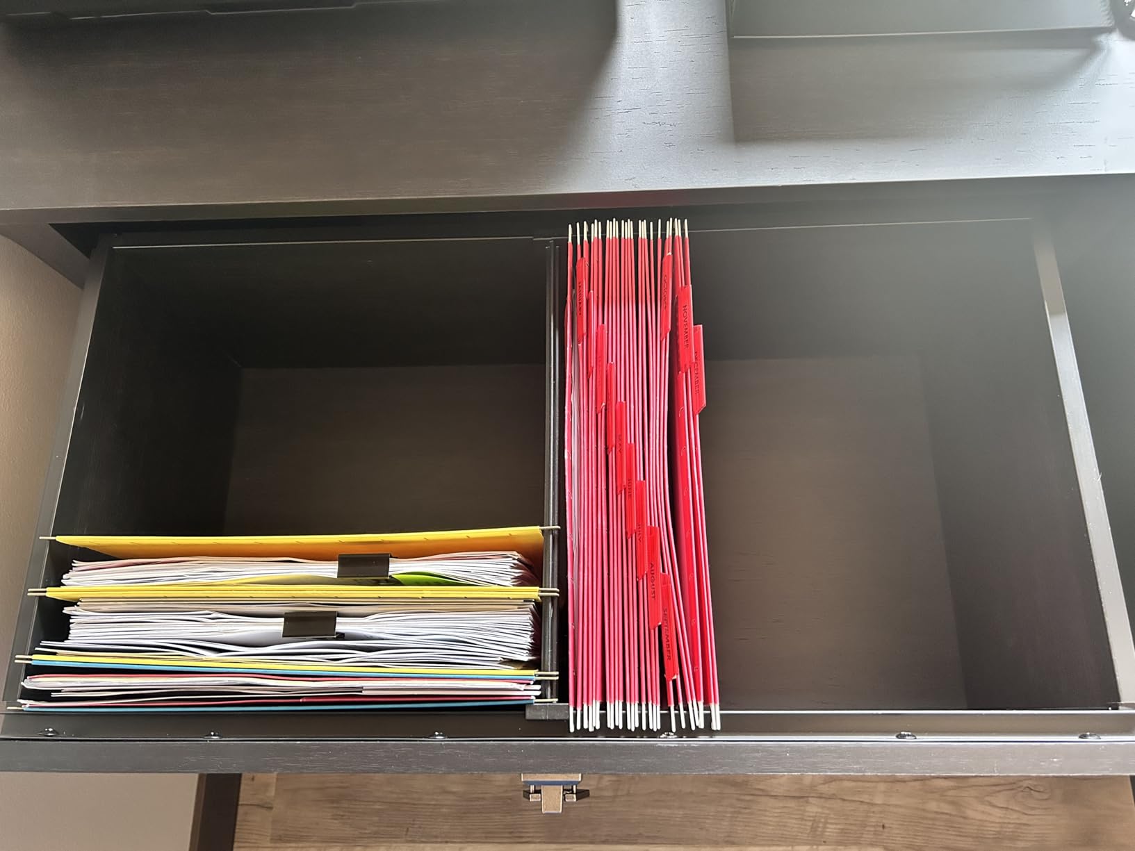 Bush Home Salinas 2 Drawer Lateral File Cabinet in Vintage Black, Home Office Storage Solution, Organizer with Drawers for Workspace, Filing Unit customer photo 2